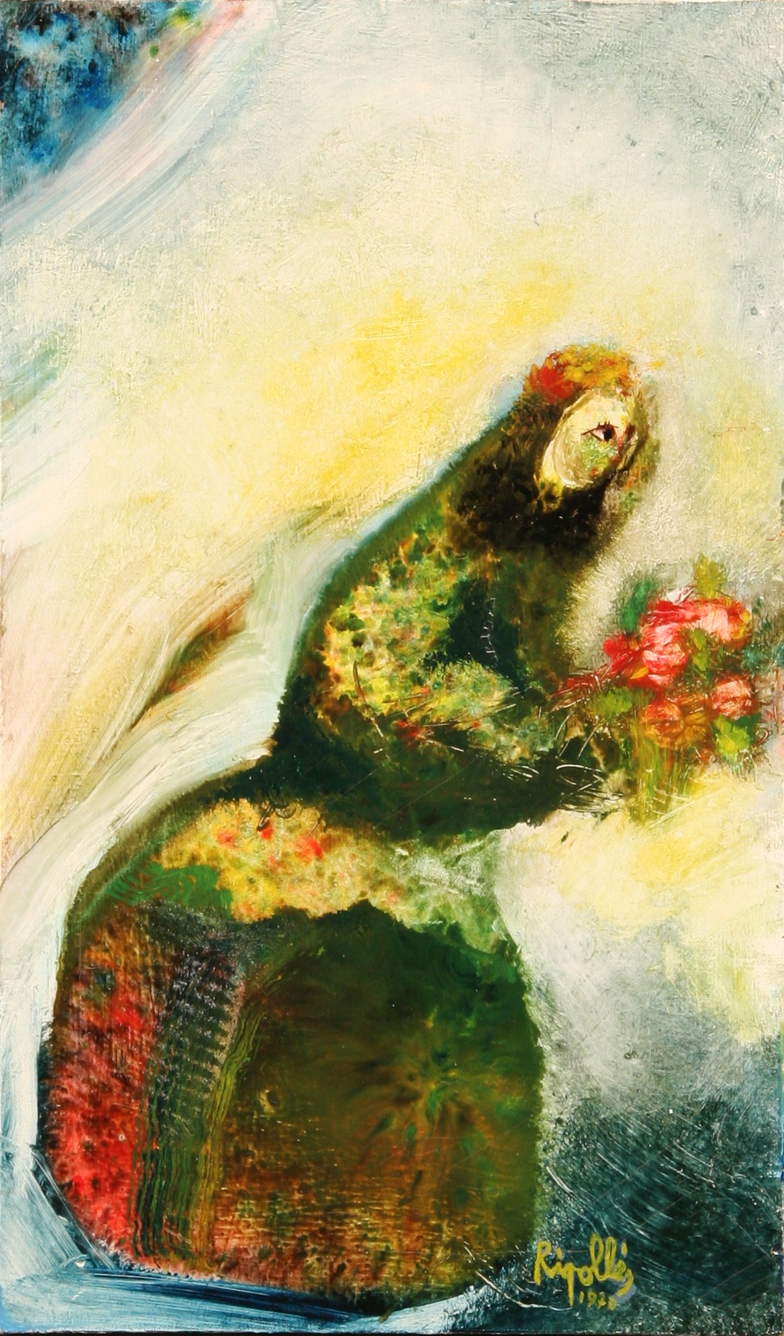 Juan Ripolles, Woman with Flowers III Juan Ripolles, Woman with Flowers III