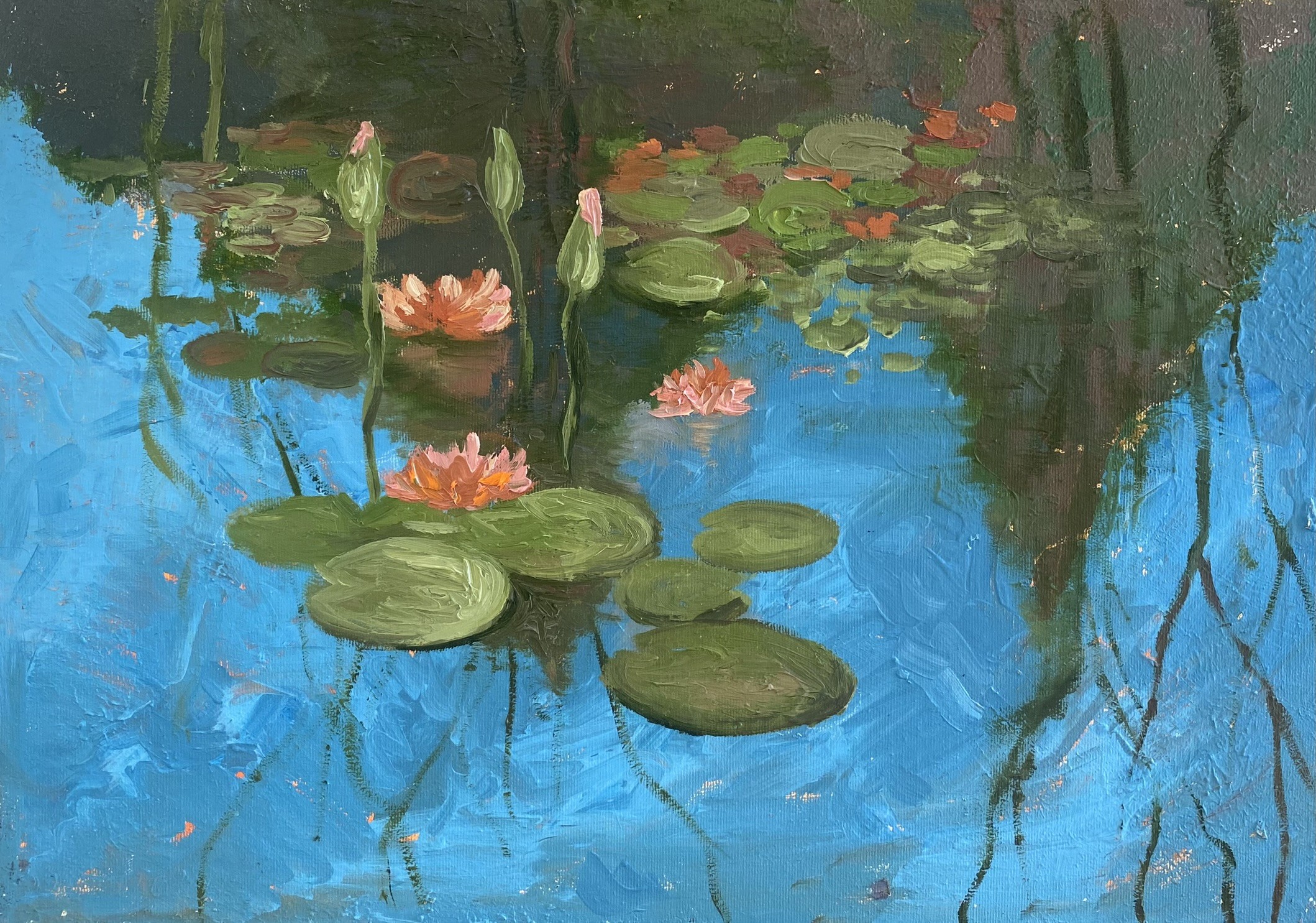 Dasha Pogodina, Tranquil Pond Symphony Dasha Pogodina, Tranquil Pond Symphony