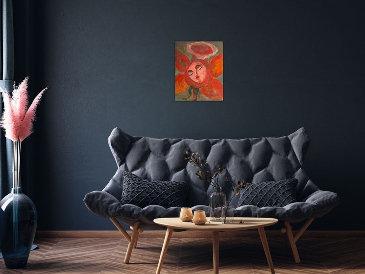 Dasha Pogodina, Bloom of Consciousness, Painting on canvas