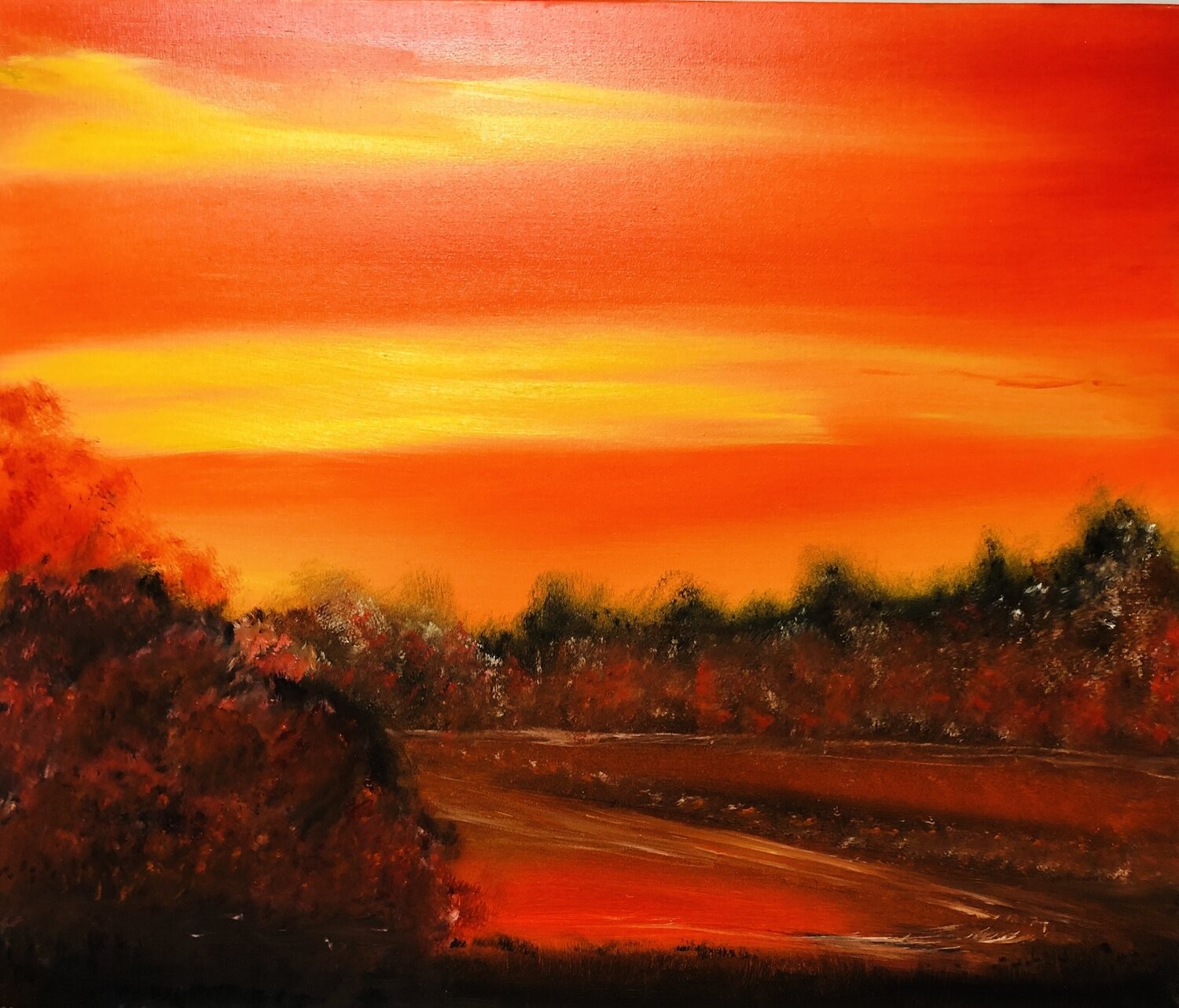 Nataliia Krykun, Hot red landscape Nataliia Krykun, Hot red landscape