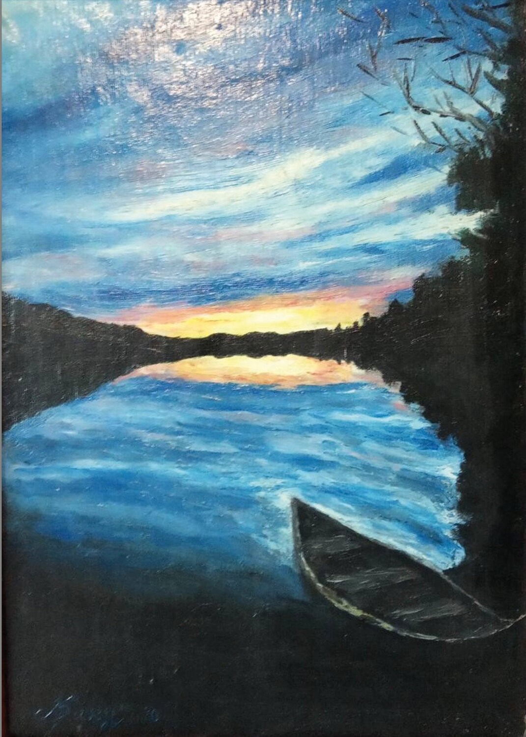 Nataliia Krykun, Sunset boat Nataliia Krykun, Sunset boat