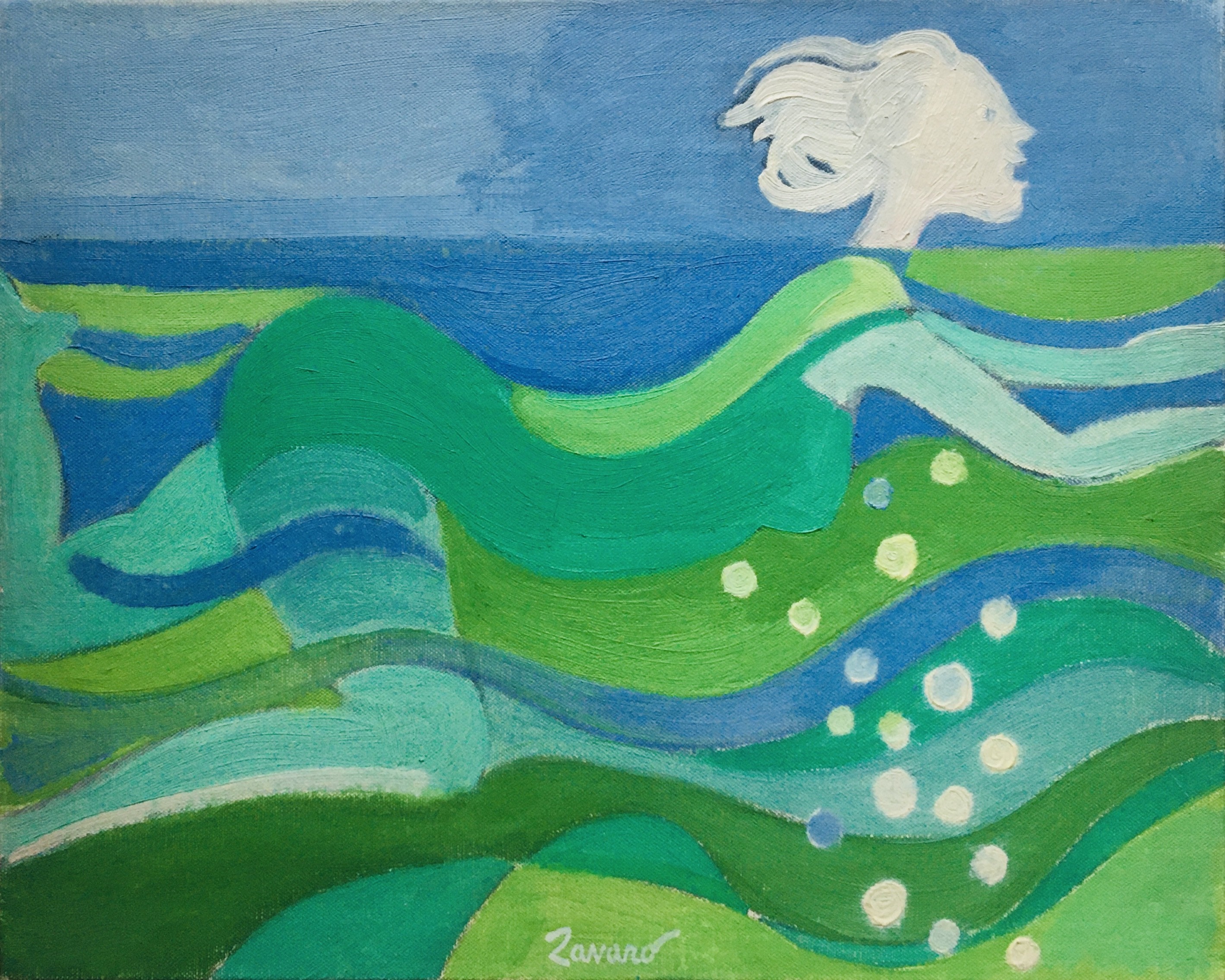 Albert Zavaro, Les flots bleus Albert Zavaro, Les flots bleus