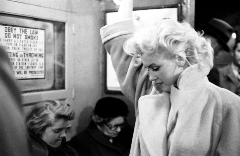 Ed Feingersh, Marilyn Monroe on the Subway Ed Feingersh, Marilyn Monroe on the Subway
