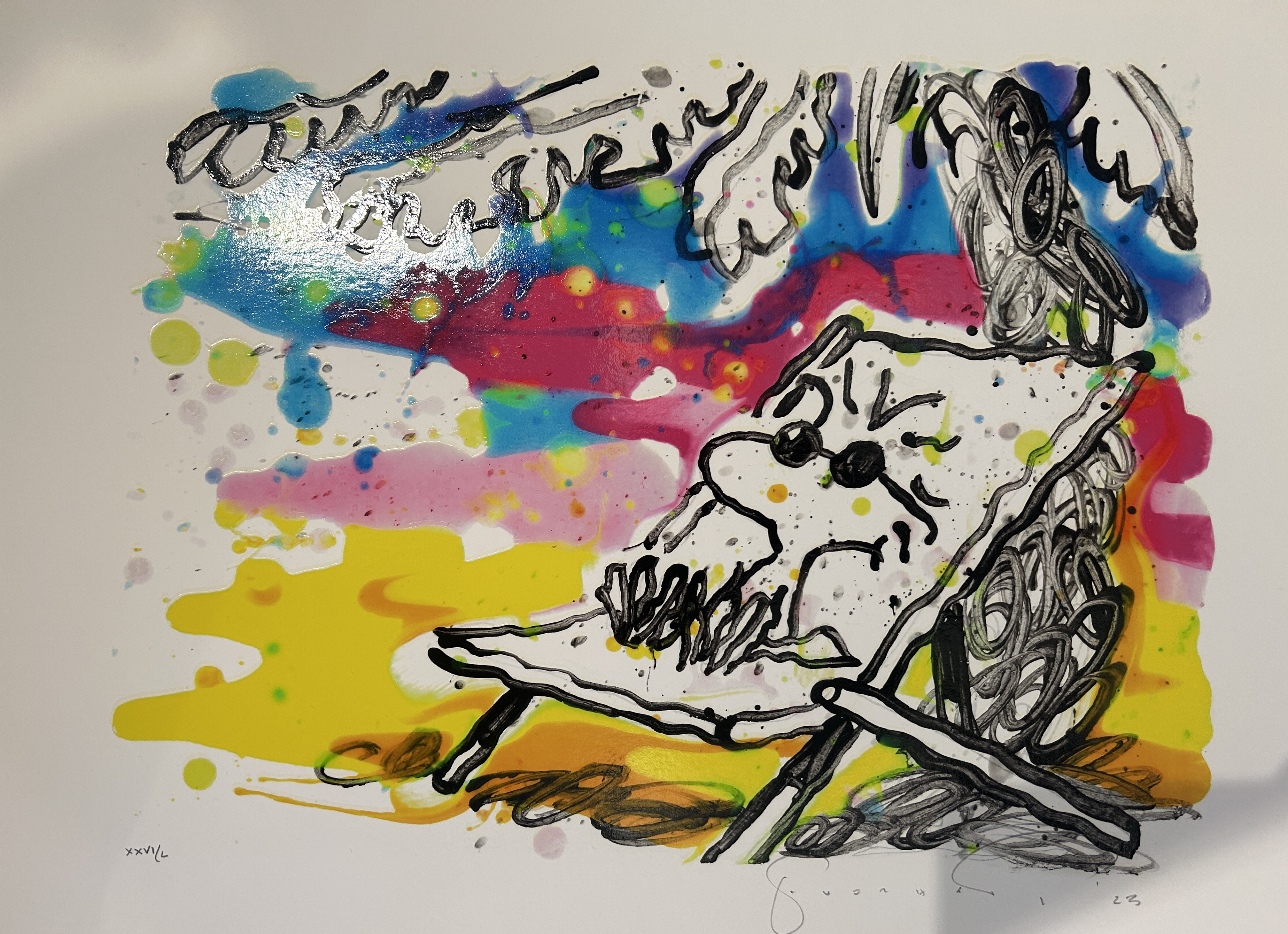 Tom Everhart, Beneath the Palms - The Sparkling Croissant Tom Everhart, Beneath the Palms - The Sparkling Croissant
