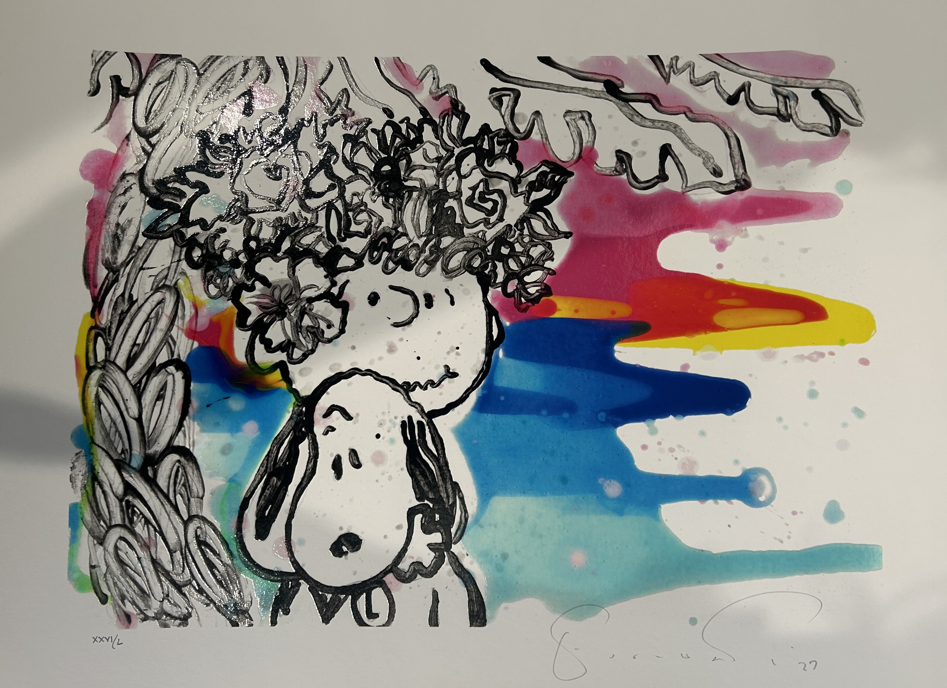 Tom Everhart, Beneath the Palms - The Love Croissant Tom Everhart, Beneath the Palms - The Love Croissant