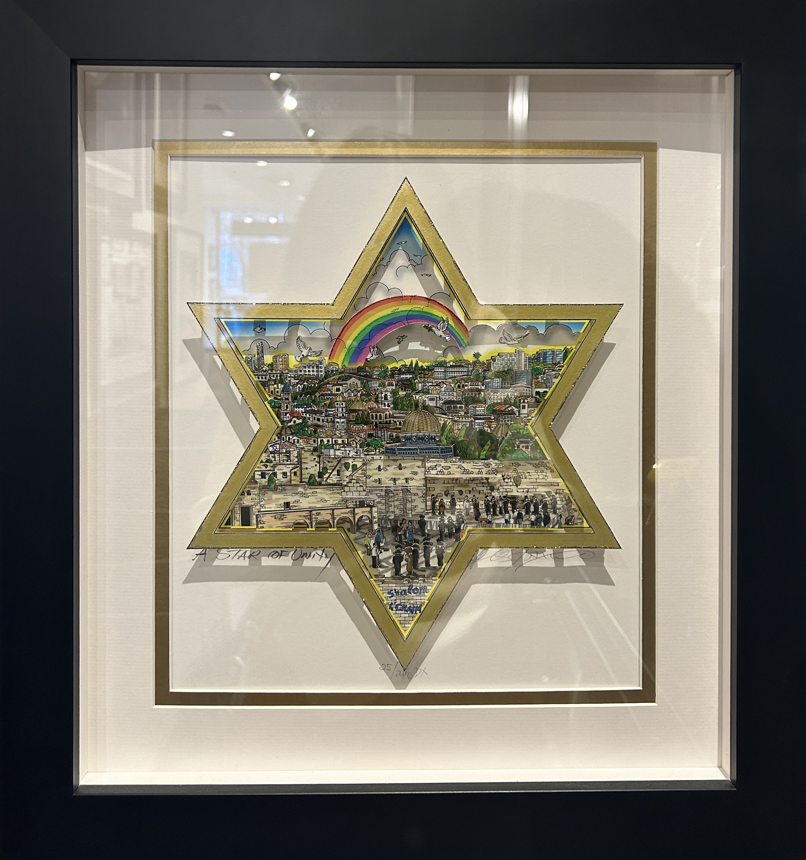 Charles Fazzino, A Star Of Unity Charles Fazzino, A Star Of Unity