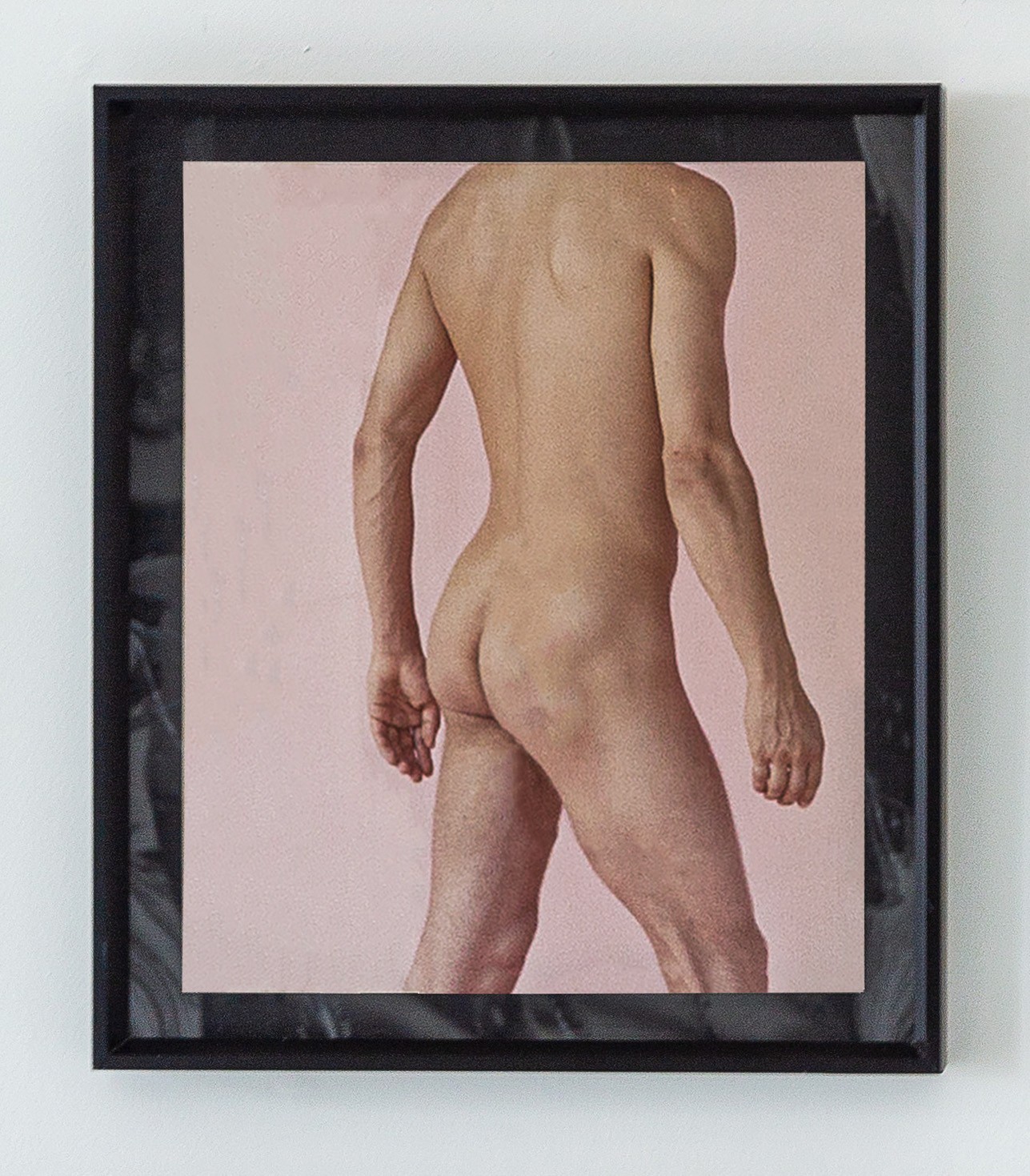 Michael James O'Brien, Kouros .04, Back Pink. Framed Michael James O'Brien, Kouros .04, Back Pink. Framed
