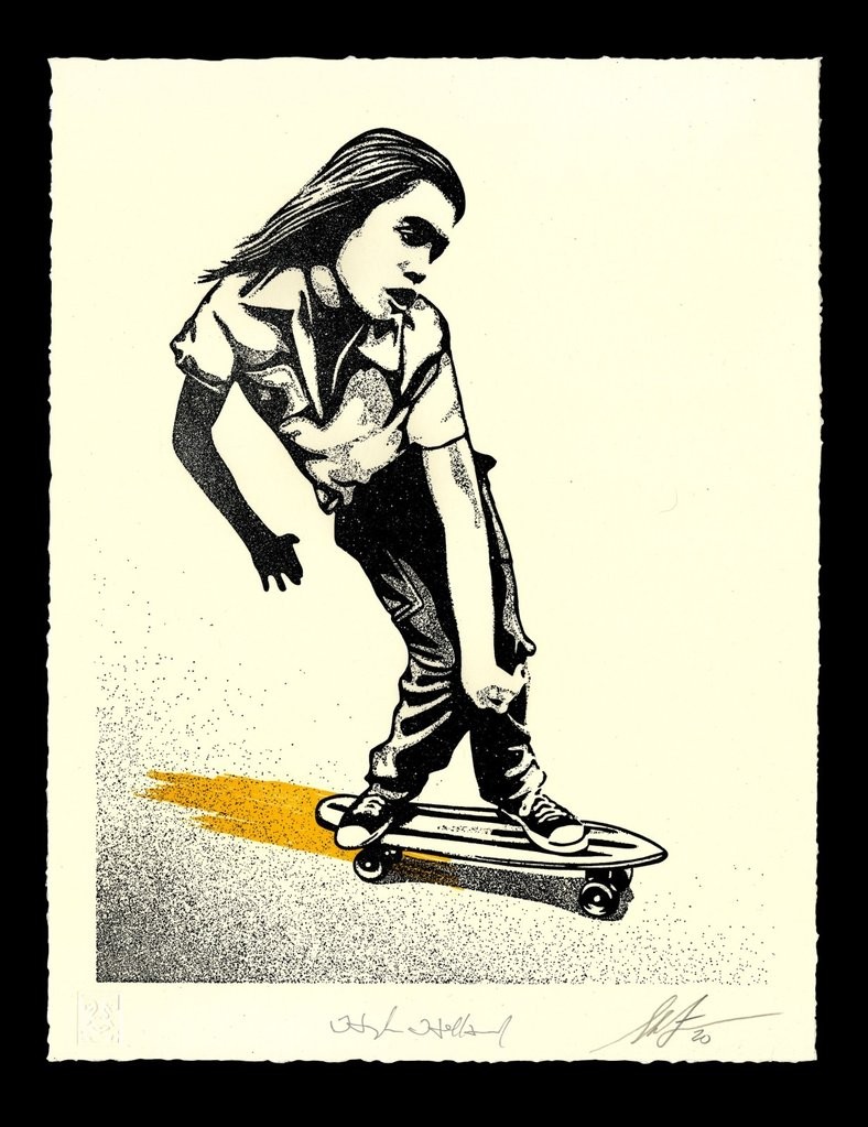 Shepard Fairey (Obey), Styles Change - Style Endures _ yellow Shepard Fairey (Obey), Styles Change - Style Endures _ yellow