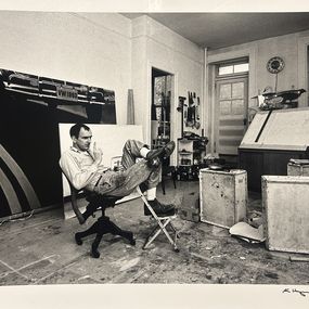 Photography, Tom Wesselmann in Studio, 1964, Ken Heyman