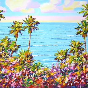Palm trees. Ocean. California., Iryna Kastsova