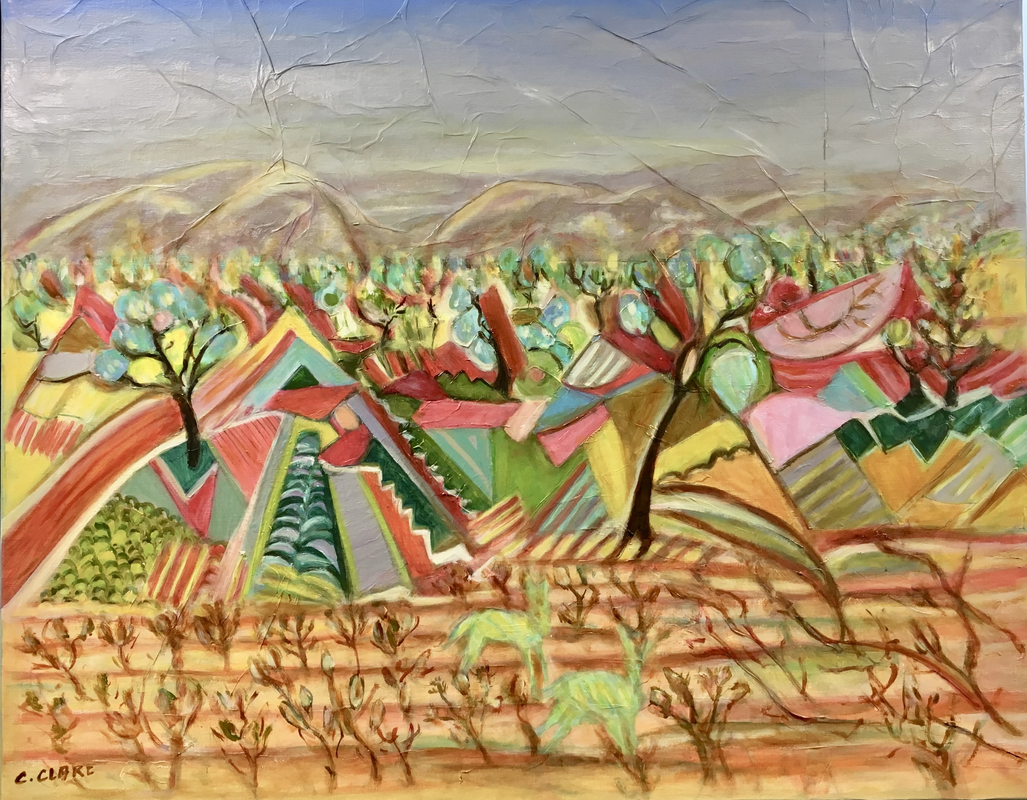 Catherine Clare, Vignes et oliviers Catherine Clare, Vignes et oliviers
