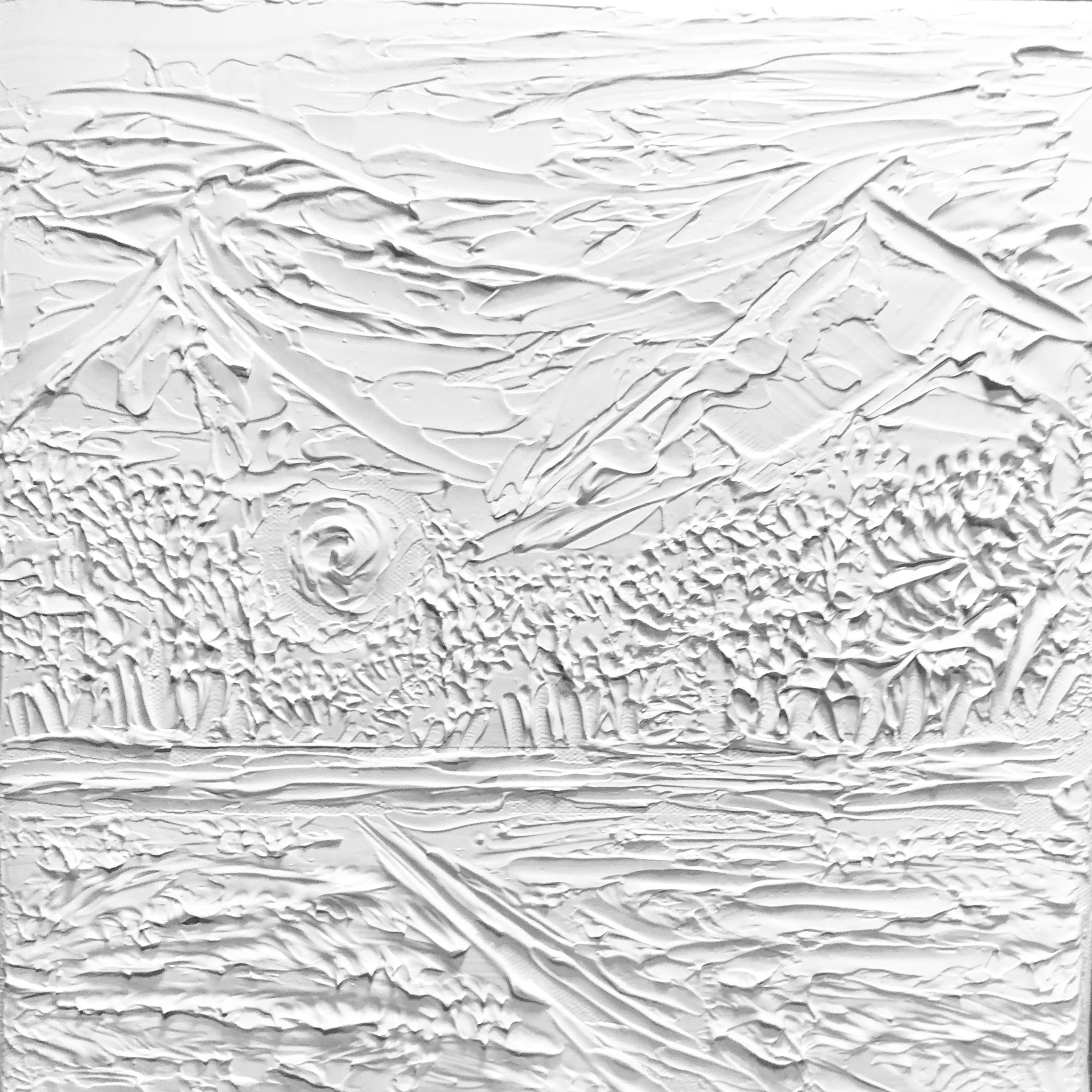 Nataliia Krykun, Winter white mountain landscape Nataliia Krykun, Winter white mountain landscape