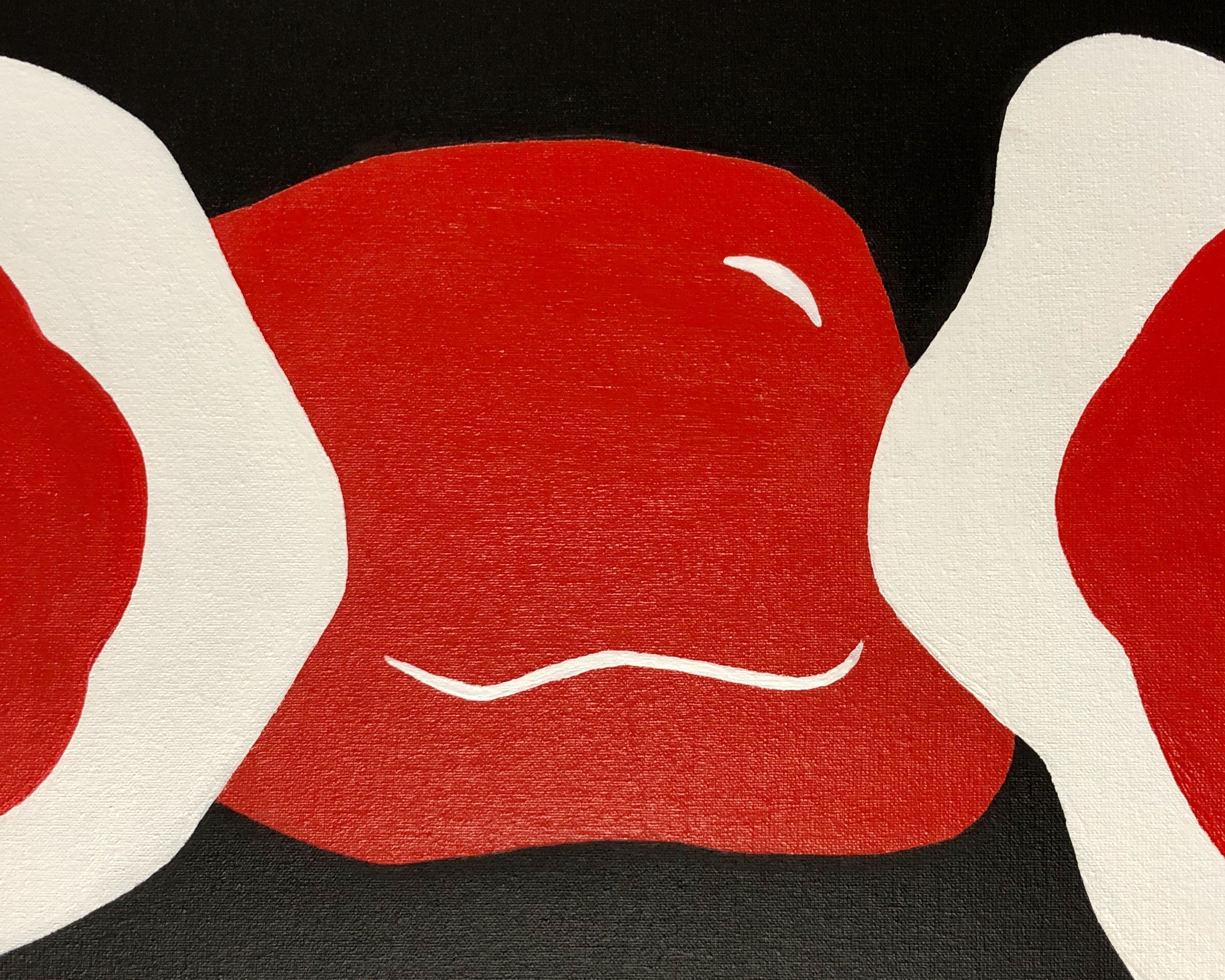 Nataliia Krykun, Love geometric abstract. Red black white Nataliia Krykun, Love geometric abstract. Red black white