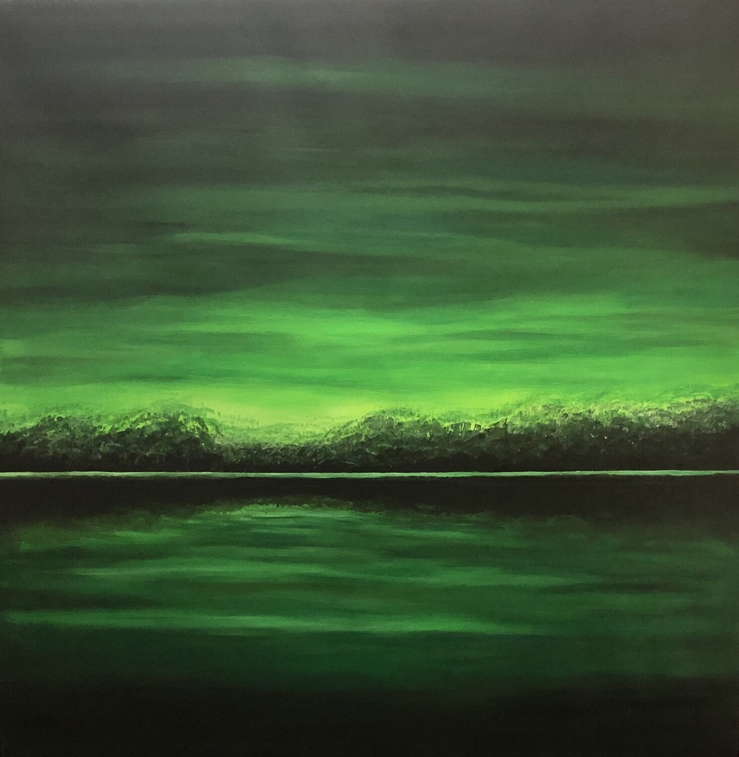 Nataliia Krykun, Green mountain landscape sea Nataliia Krykun, Green mountain landscape sea