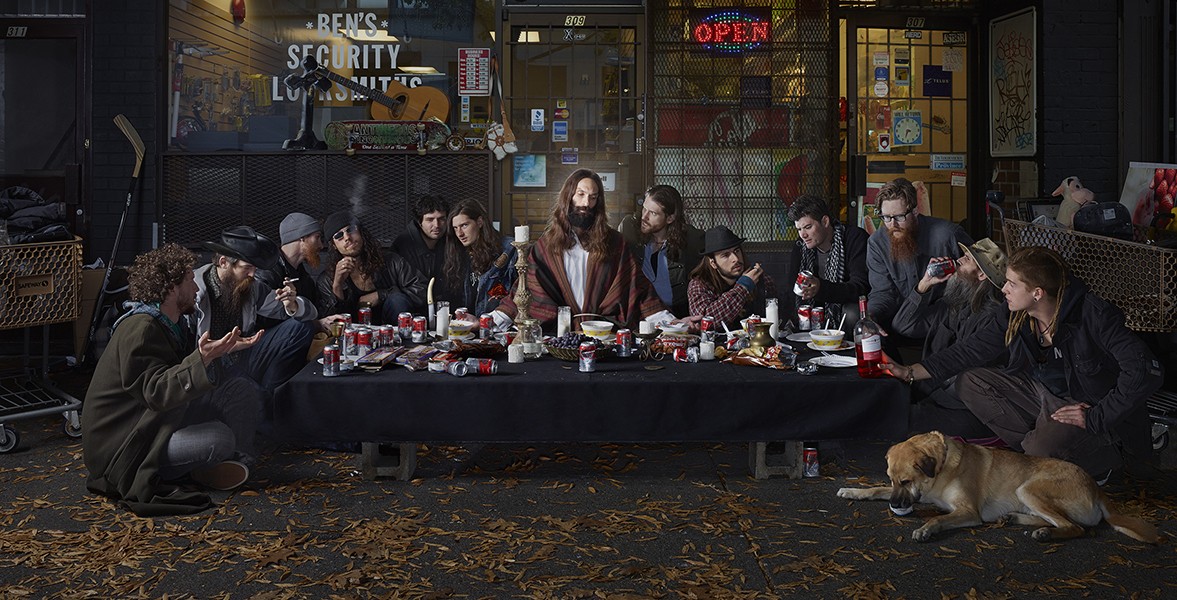 Dina Goldstein, Last Supper - Gods of Suburbia Dina Goldstein, Last Supper - Gods of Suburbia