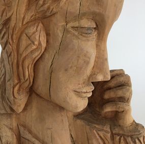 Sculpture, Portrait inspiré de la passion du Christ, Catherine Clare