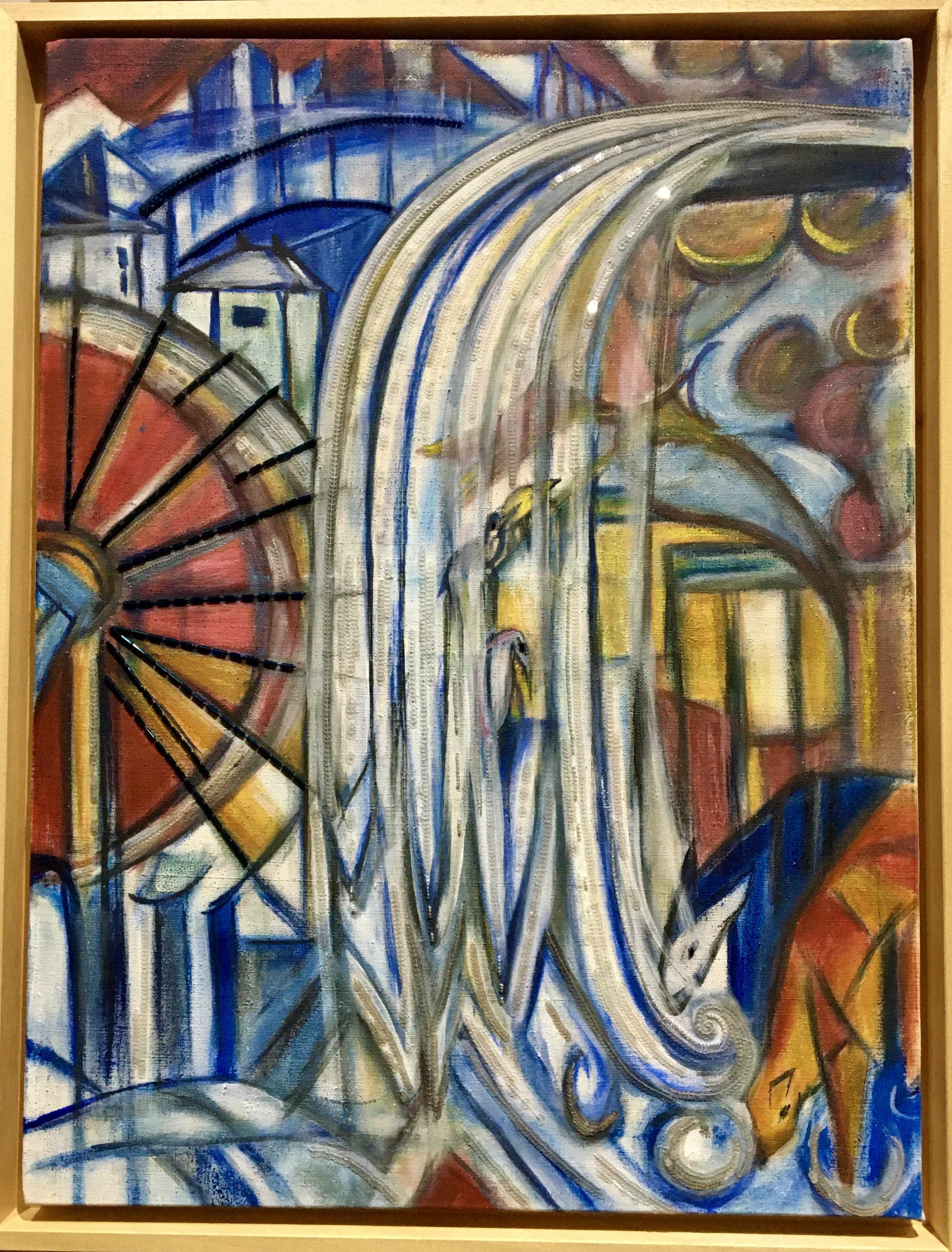 Catherine Clare, Le moulin enchanté d'après Franz Marc Catherine Clare, Le moulin enchanté d'après Franz Marc