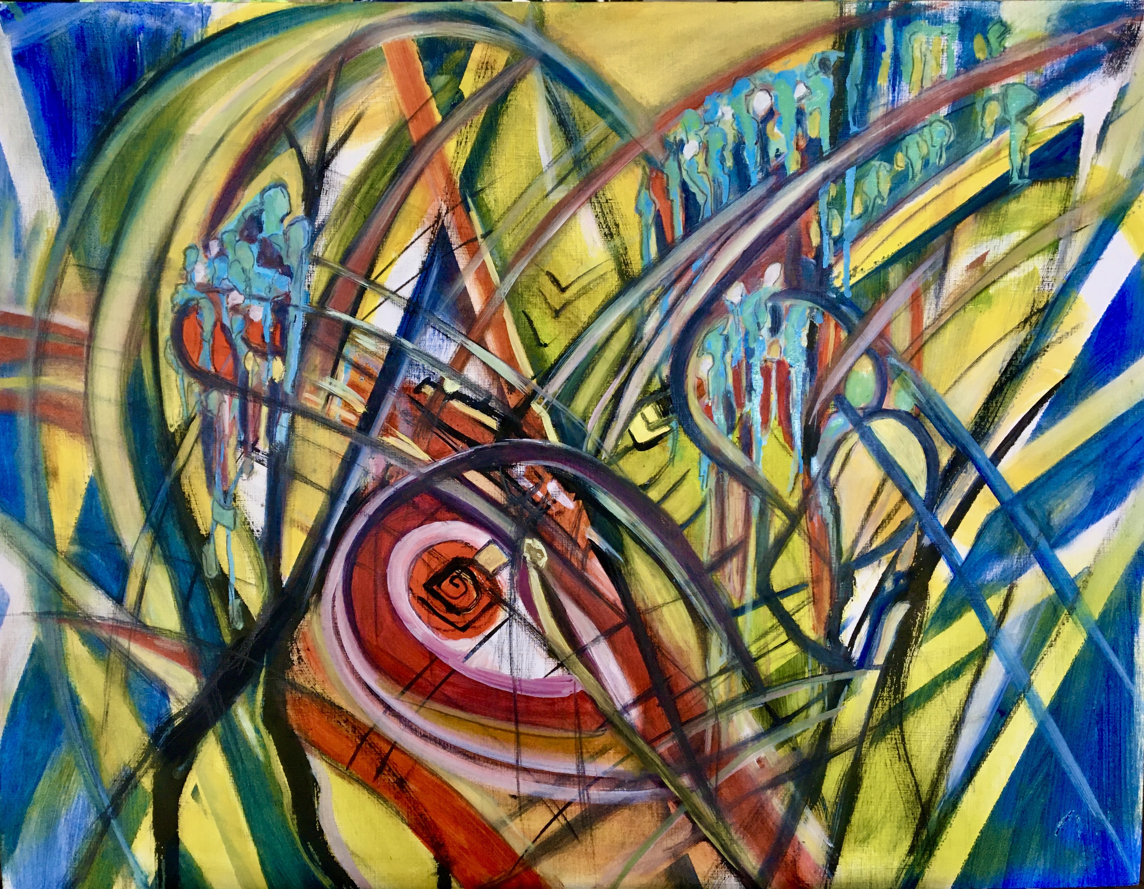 Catherine Clare, Abstraction, dans l’œil du cyclone Catherine Clare, Abstraction, dans l’œil du cyclone