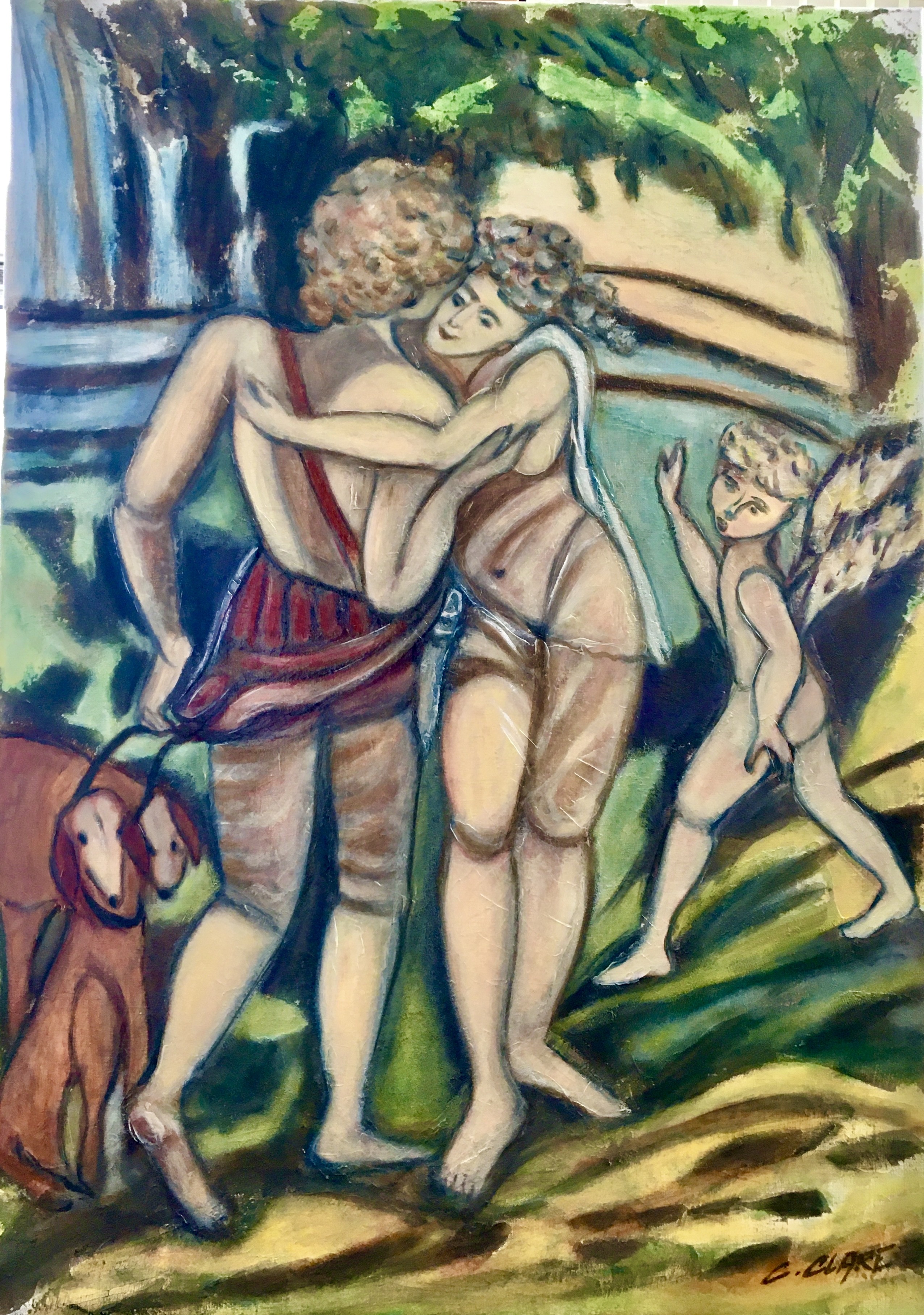 Catherine Clare, Vénus, Adonis & Cupidon Catherine Clare, Vénus, Adonis & Cupidon