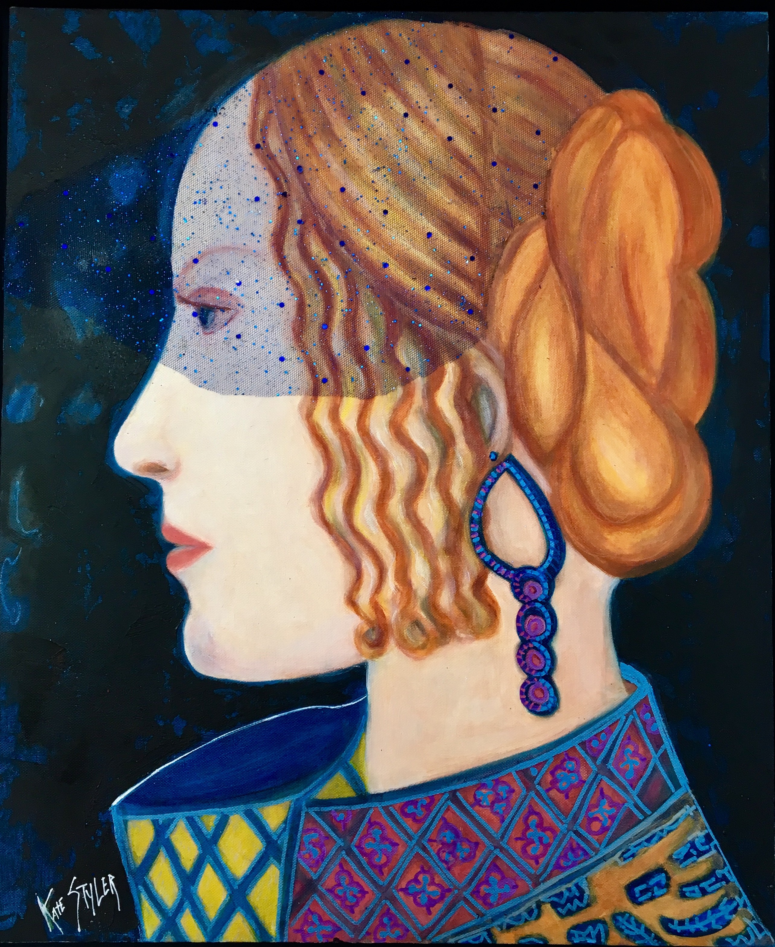 Catherine Clare, Star eyes, inspiré de Botticelli Catherine Clare, Star eyes, inspiré de Botticelli