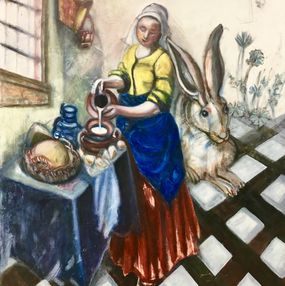Pintura, La laitière revisitée, Catherine Clare