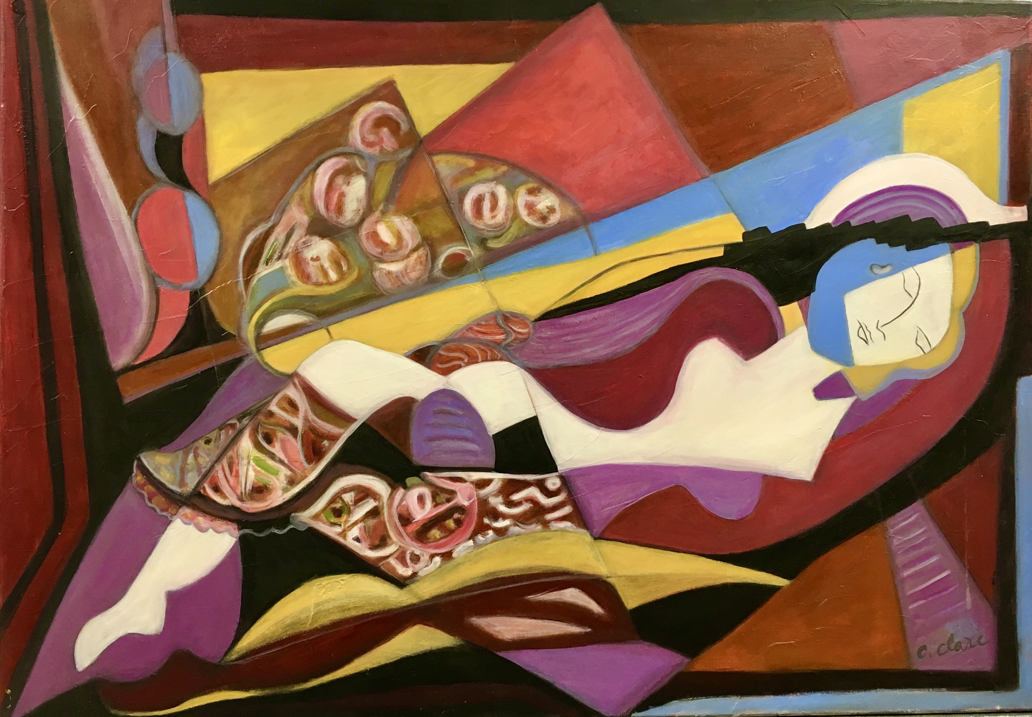 Catherine Clare, Nu cubiste Catherine Clare, Nu cubiste