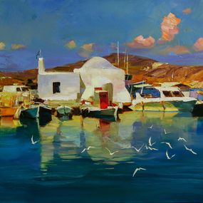 Gemälde, Magnificent Cyclades, Vasyl Khodakivskyi