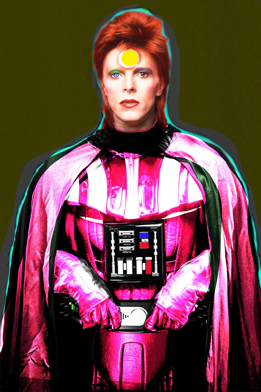 Batik, Darth Ziggy Pink Batik, Darth Ziggy Pink
