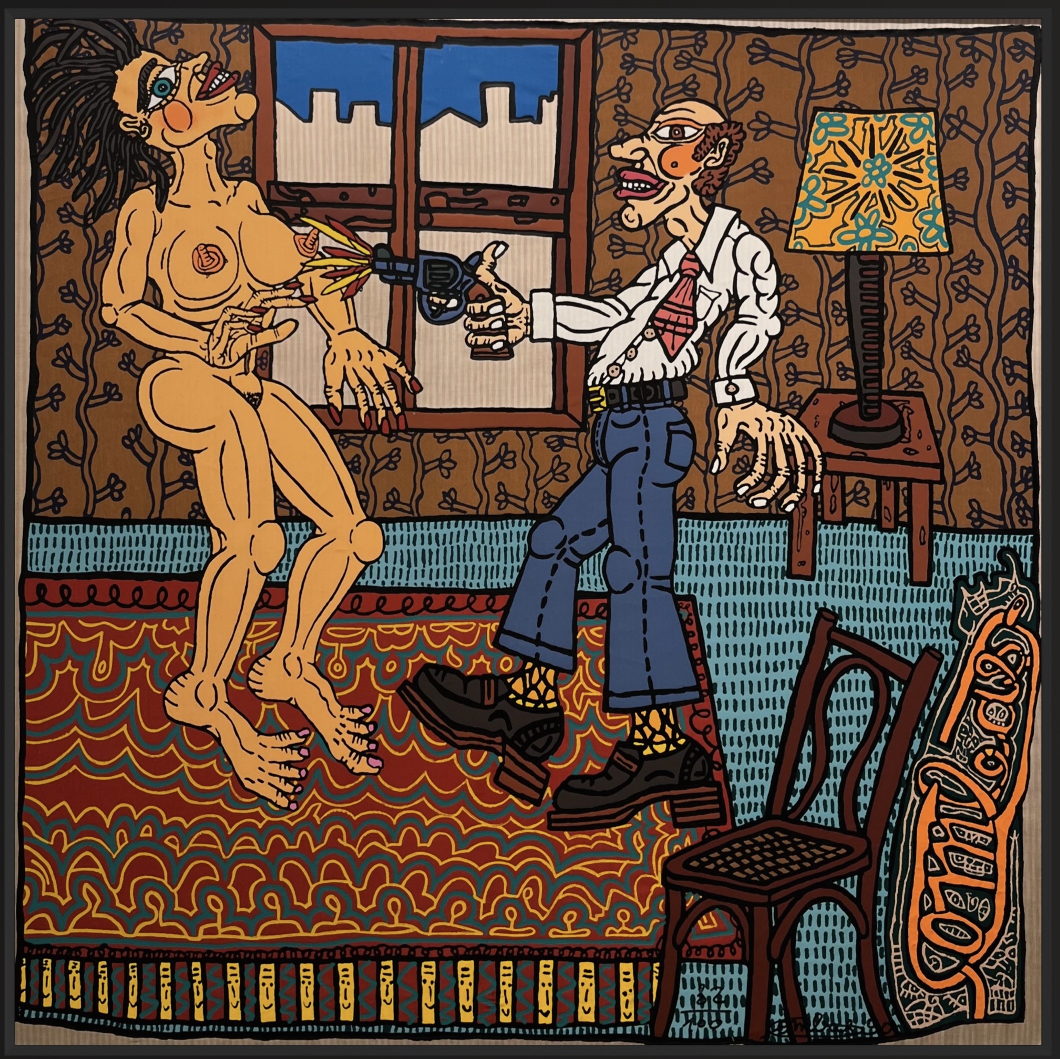 Robert Combas, Le Meurtre au pistolet Robert Combas, Le Meurtre au pistolet