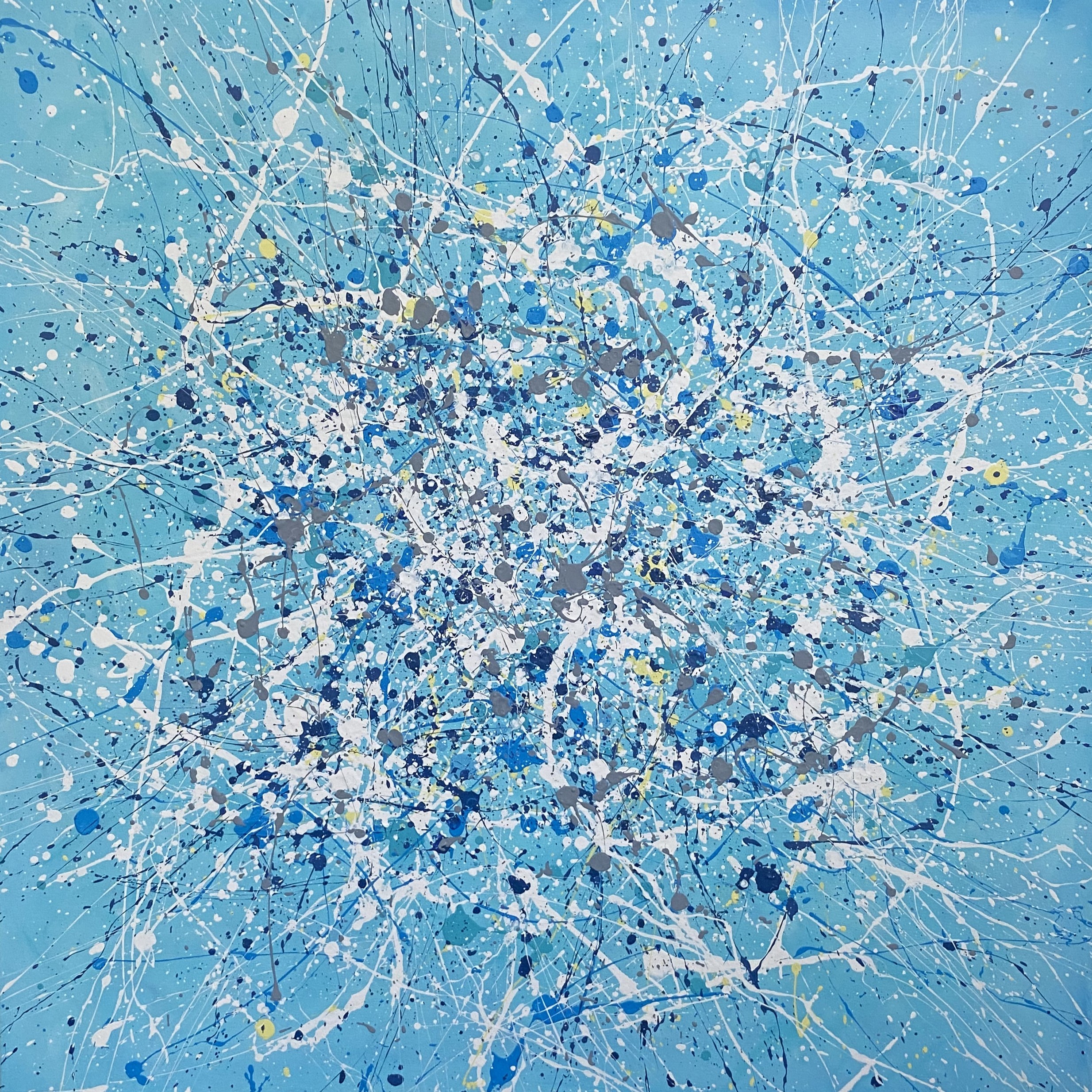 Nataliia Krykun, Series “Between Heaven and Earth” - turquoise blue Nataliia Krykun, Series “Between Heaven and Earth” - turquoise blue