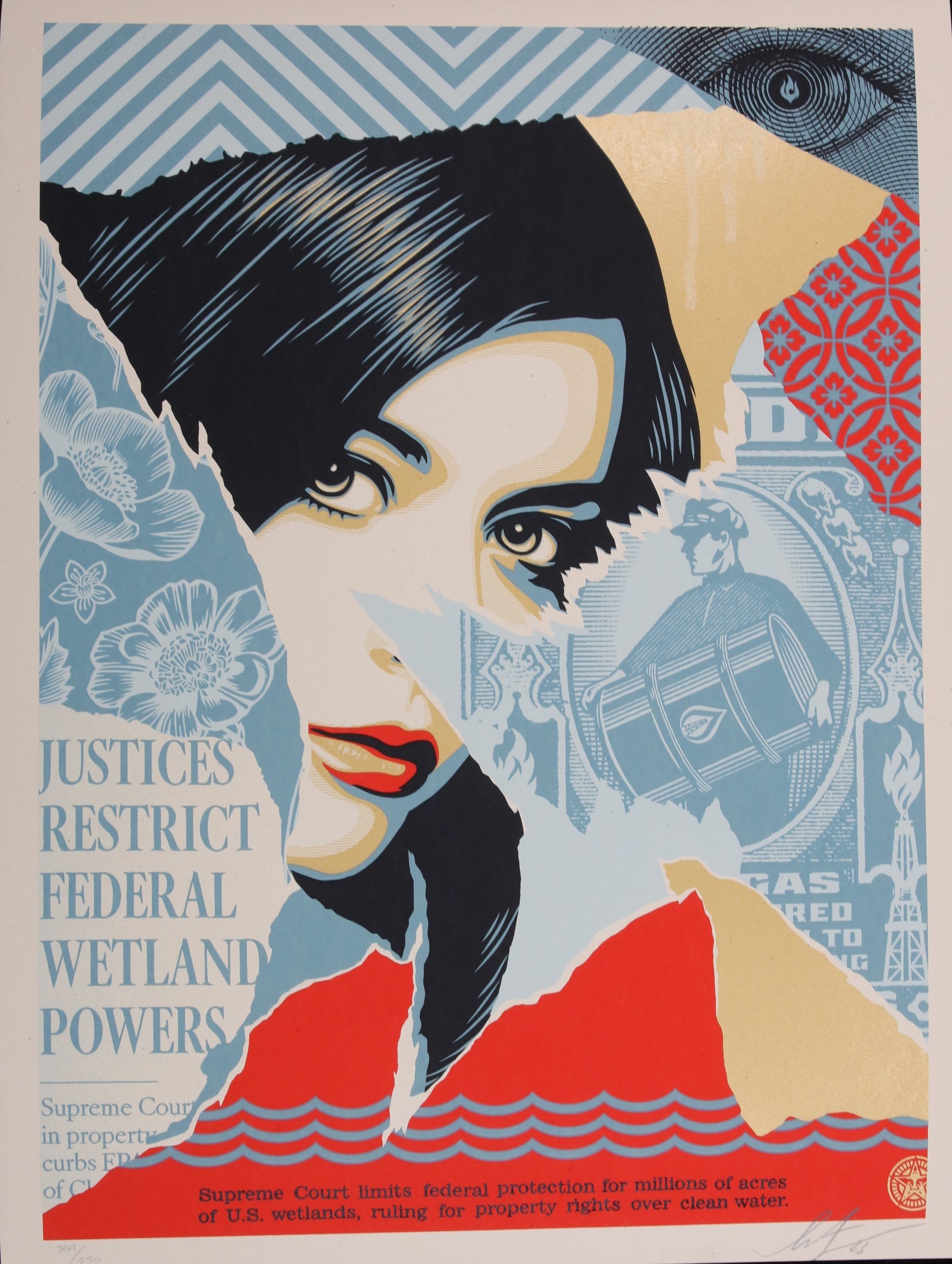 Shepard Fairey (Obey), Wetland Powers Shepard Fairey (Obey), Wetland Powers