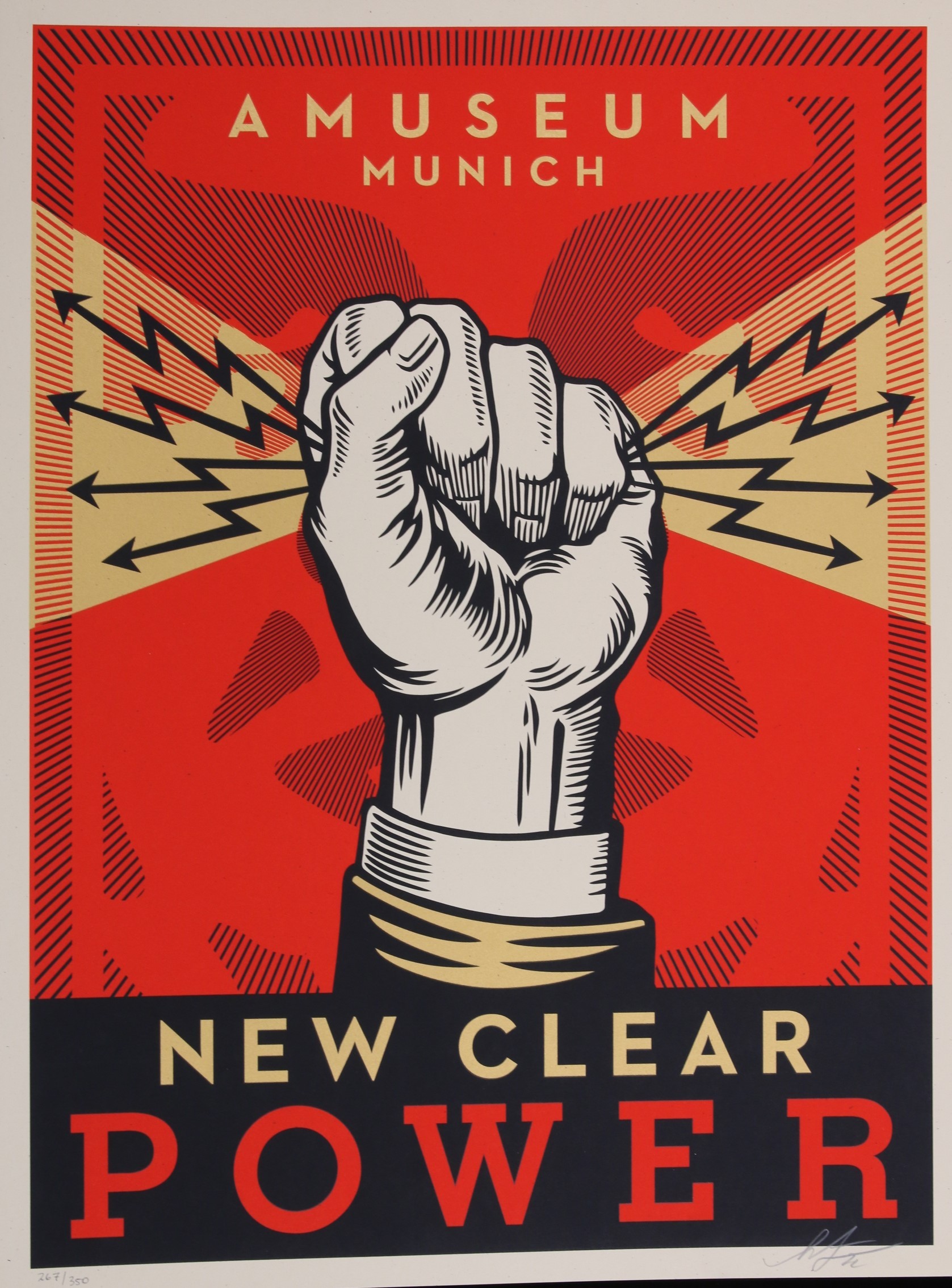 Shepard Fairey (Obey), New Clear Power Munich Shepard Fairey (Obey), New Clear Power Munich