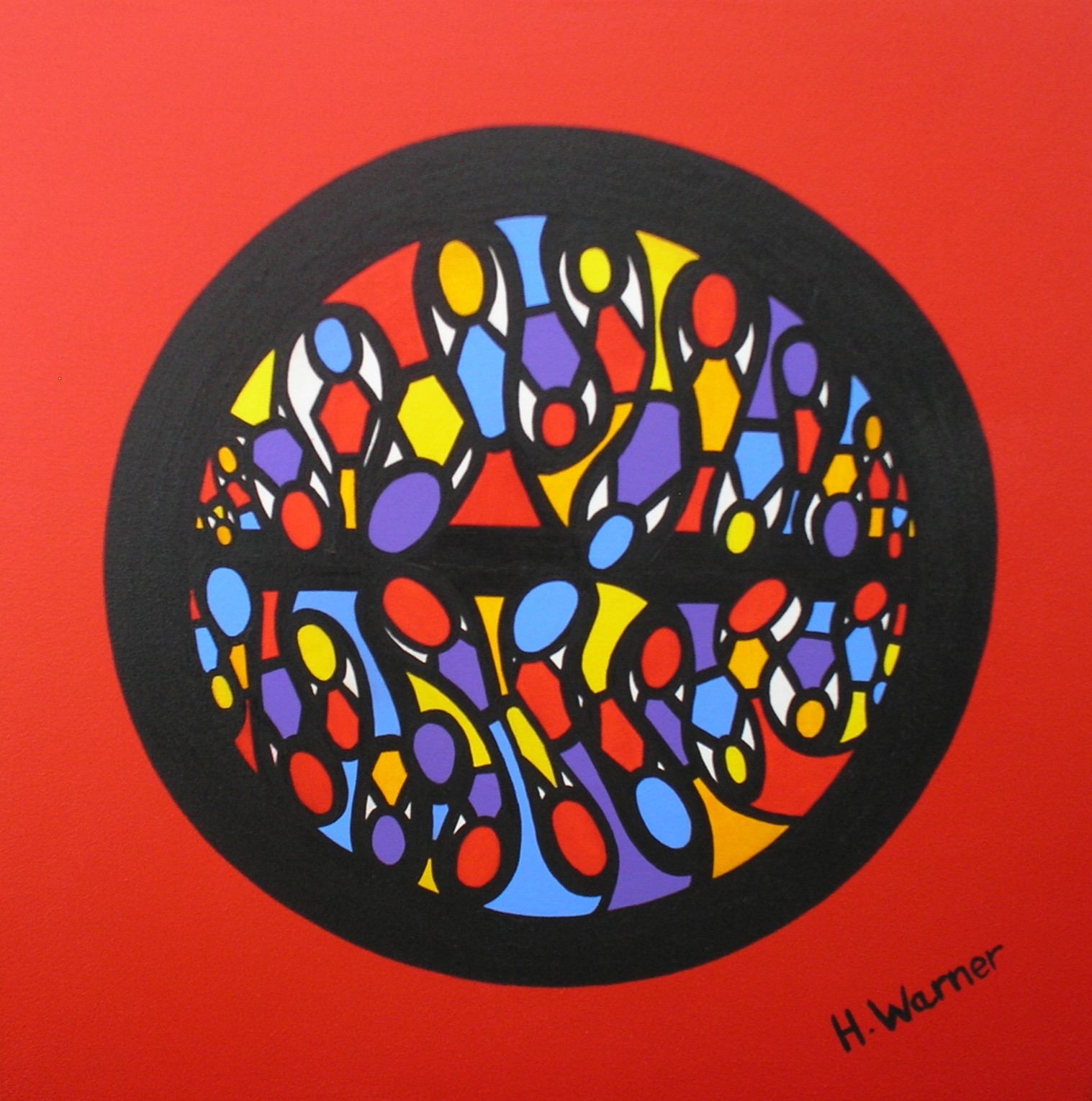 Helen Warner, Around In Circles 1 Helen Warner, Around In Circles 1