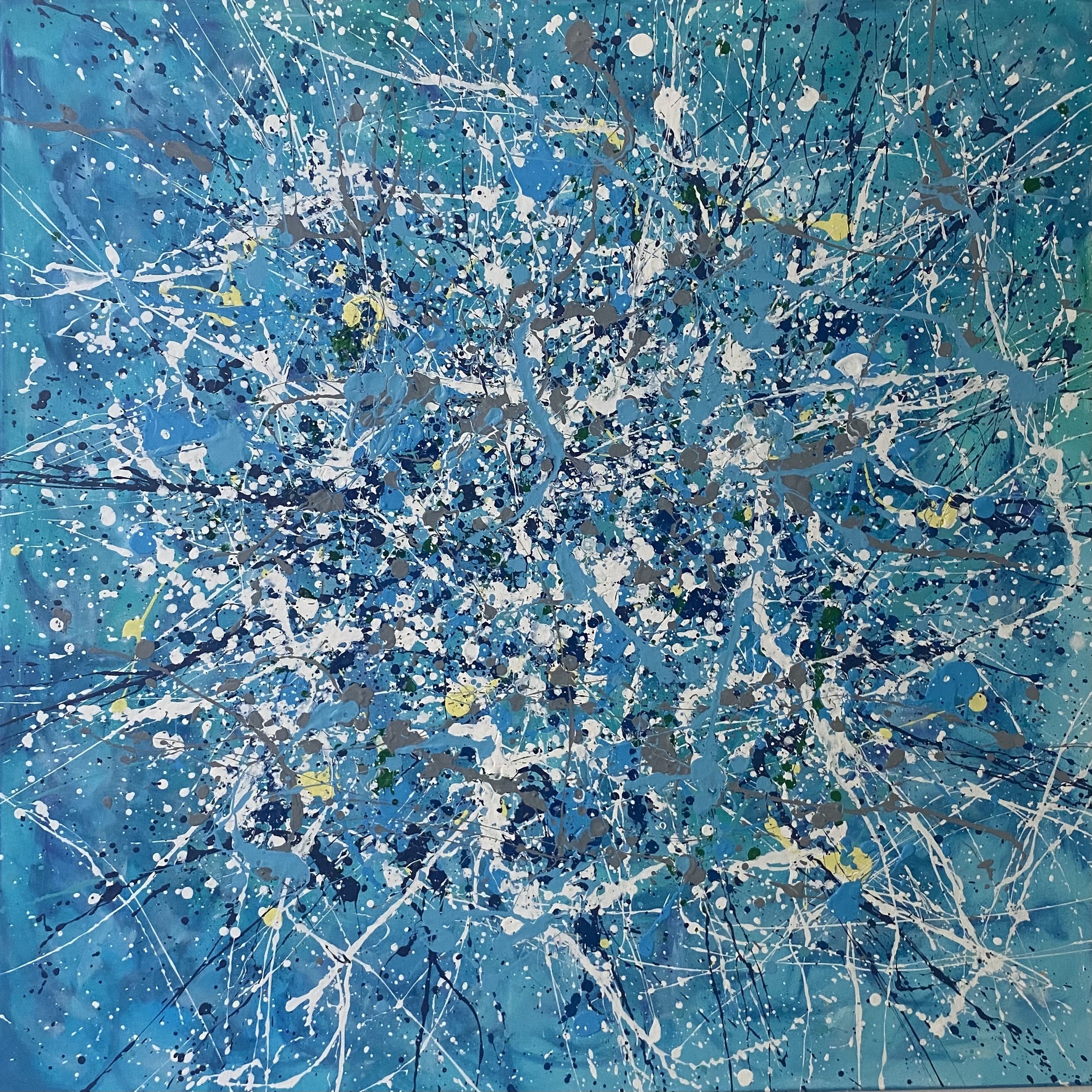 Nataliia Krykun, Series “Between Heaven and Earth” - turquoise blue Nataliia Krykun, Series “Between Heaven and Earth” - turquoise blue