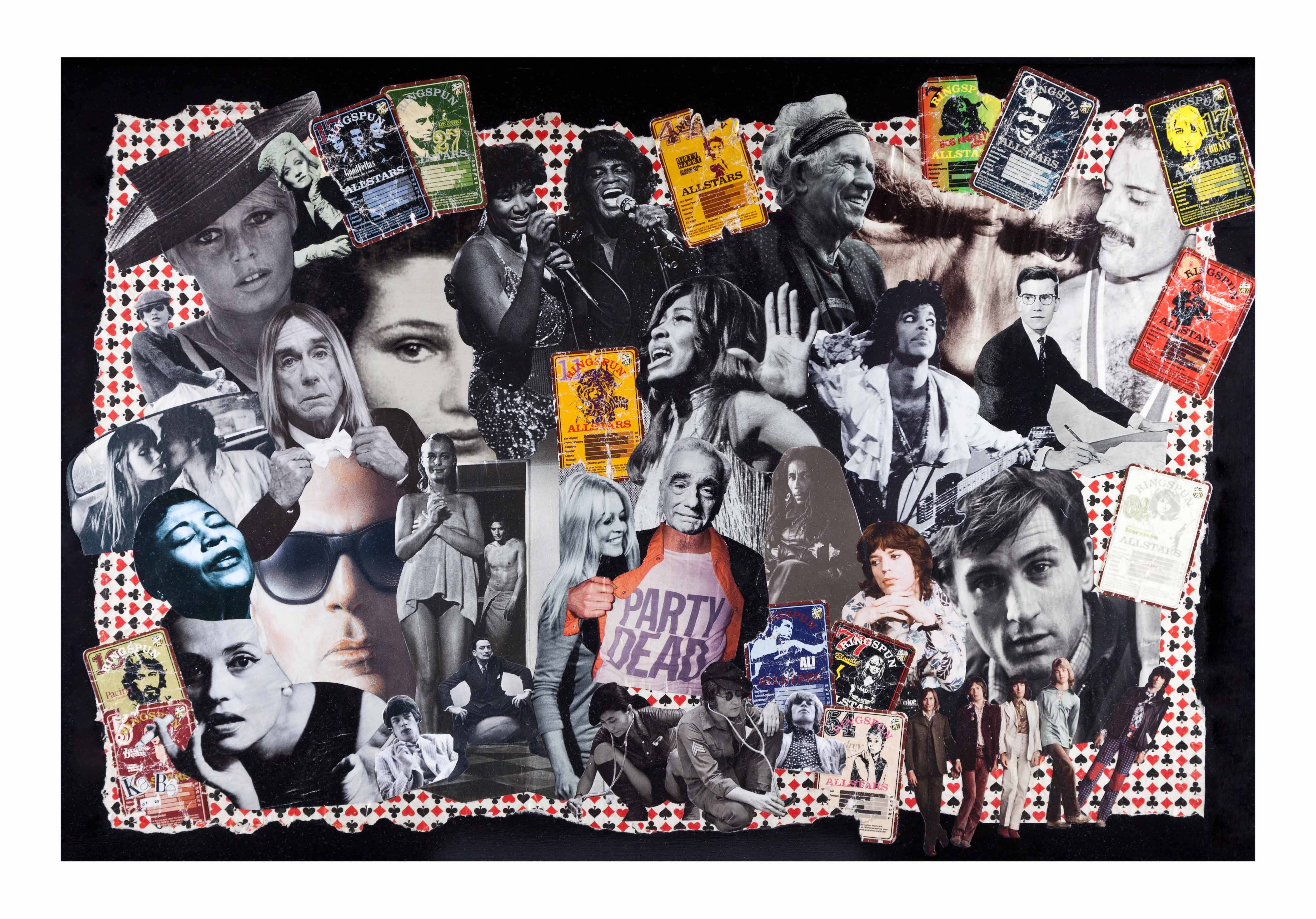 Karine Barbier (dite Ka Bé), Party is Over - série Collages Karine Barbier (dite Ka Bé), Party is Over - série Collages