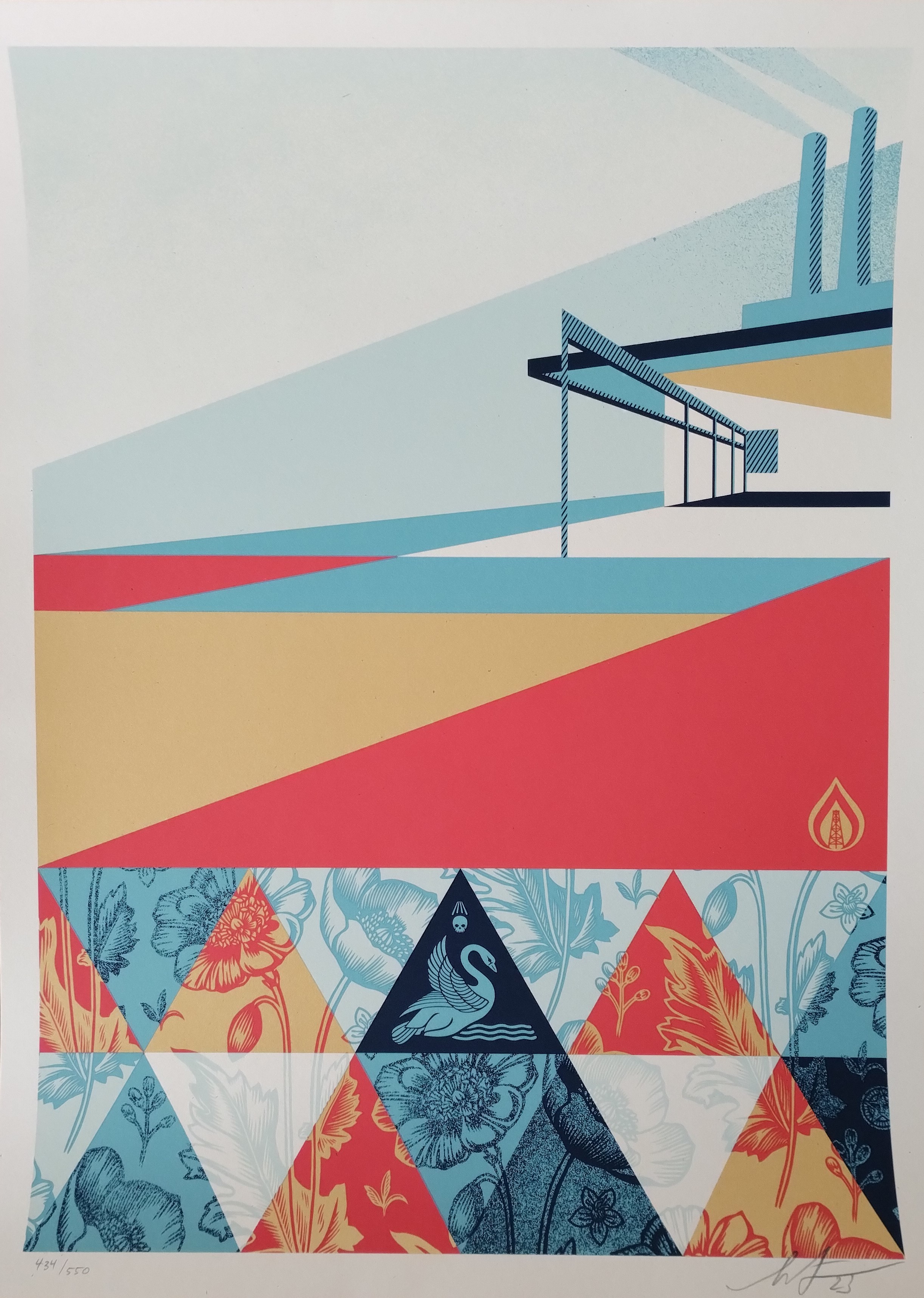 Shepard Fairey (Obey), Pattern of Denial Shepard Fairey (Obey), Pattern of Denial