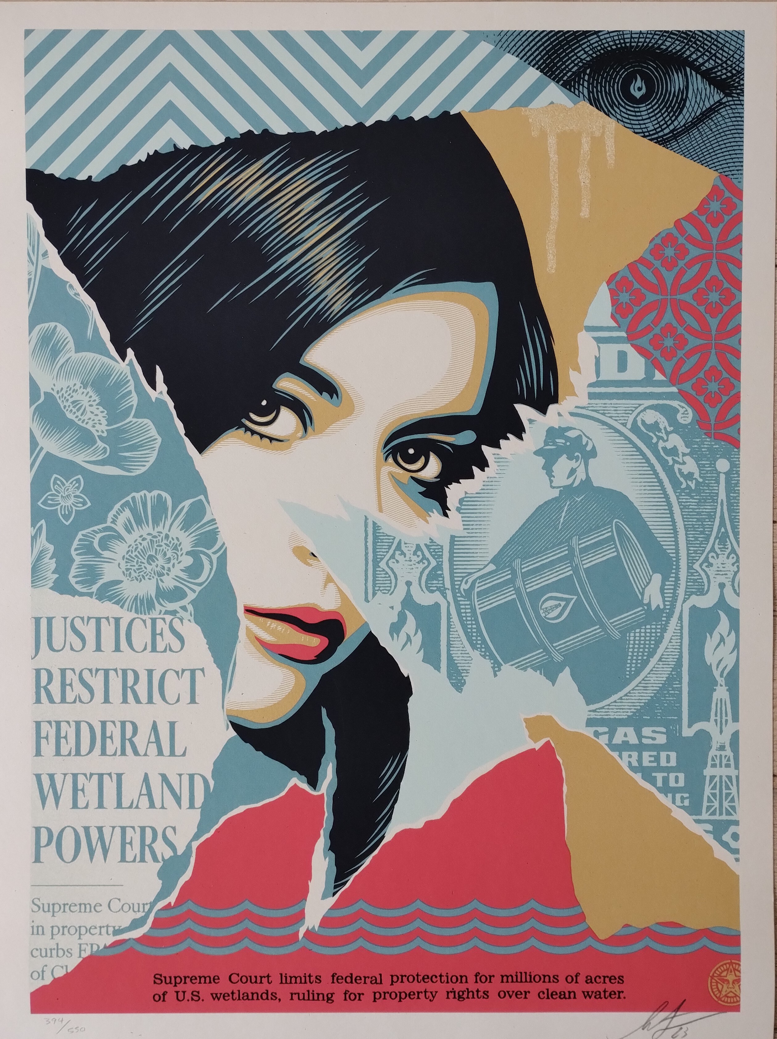 Shepard Fairey (Obey), Wetland Powers Shepard Fairey (Obey), Wetland Powers