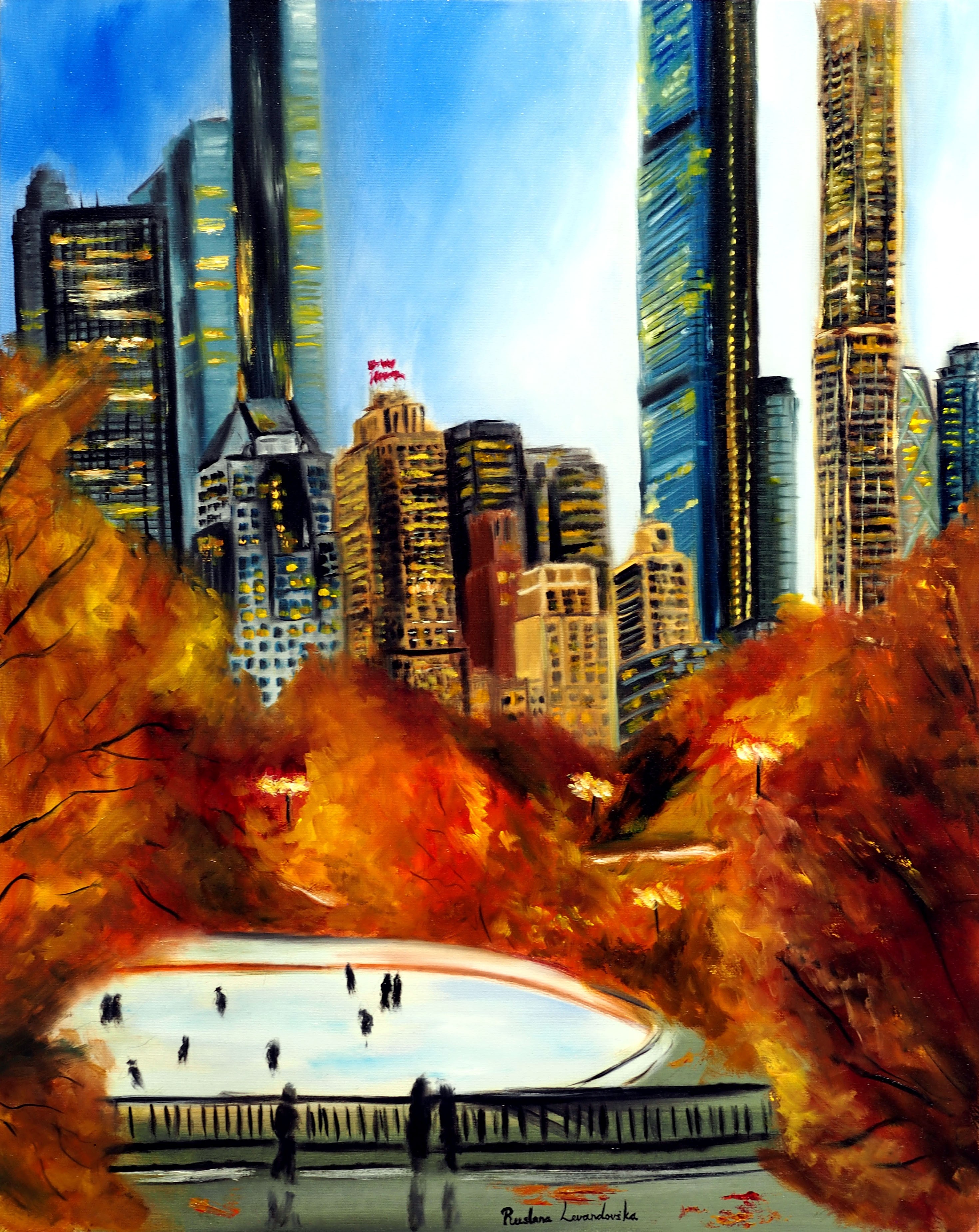 Ruslana Levandovska, New York City Central Park in autumn Ruslana Levandovska, New York City Central Park in autumn