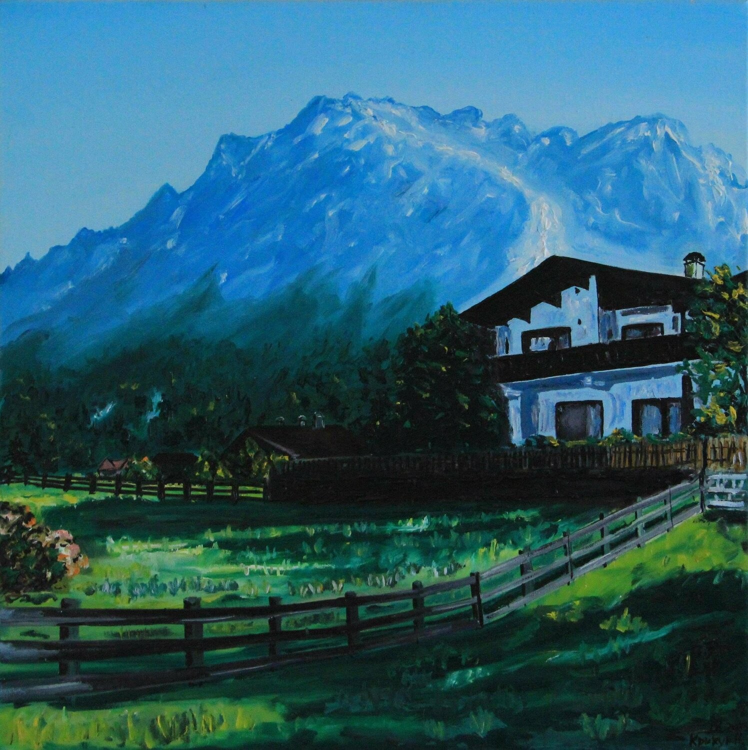 Nataliia Krykun, Mountain landscape. Ehrwald, Tirol, Austria Nataliia Krykun, Mountain landscape. Ehrwald, Tirol, Austria