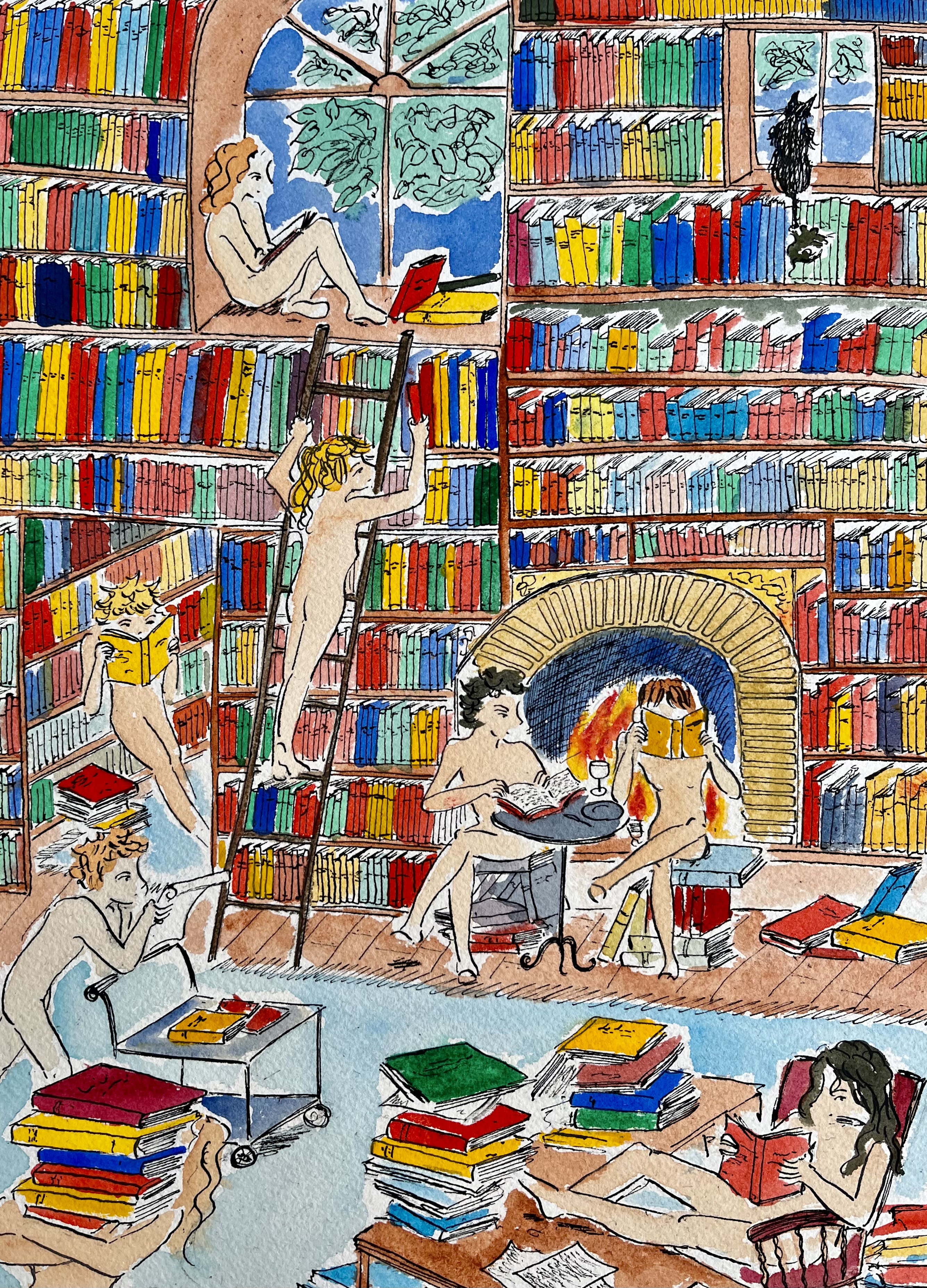 Gabrielle Rul, The library Gabrielle Rul, The library