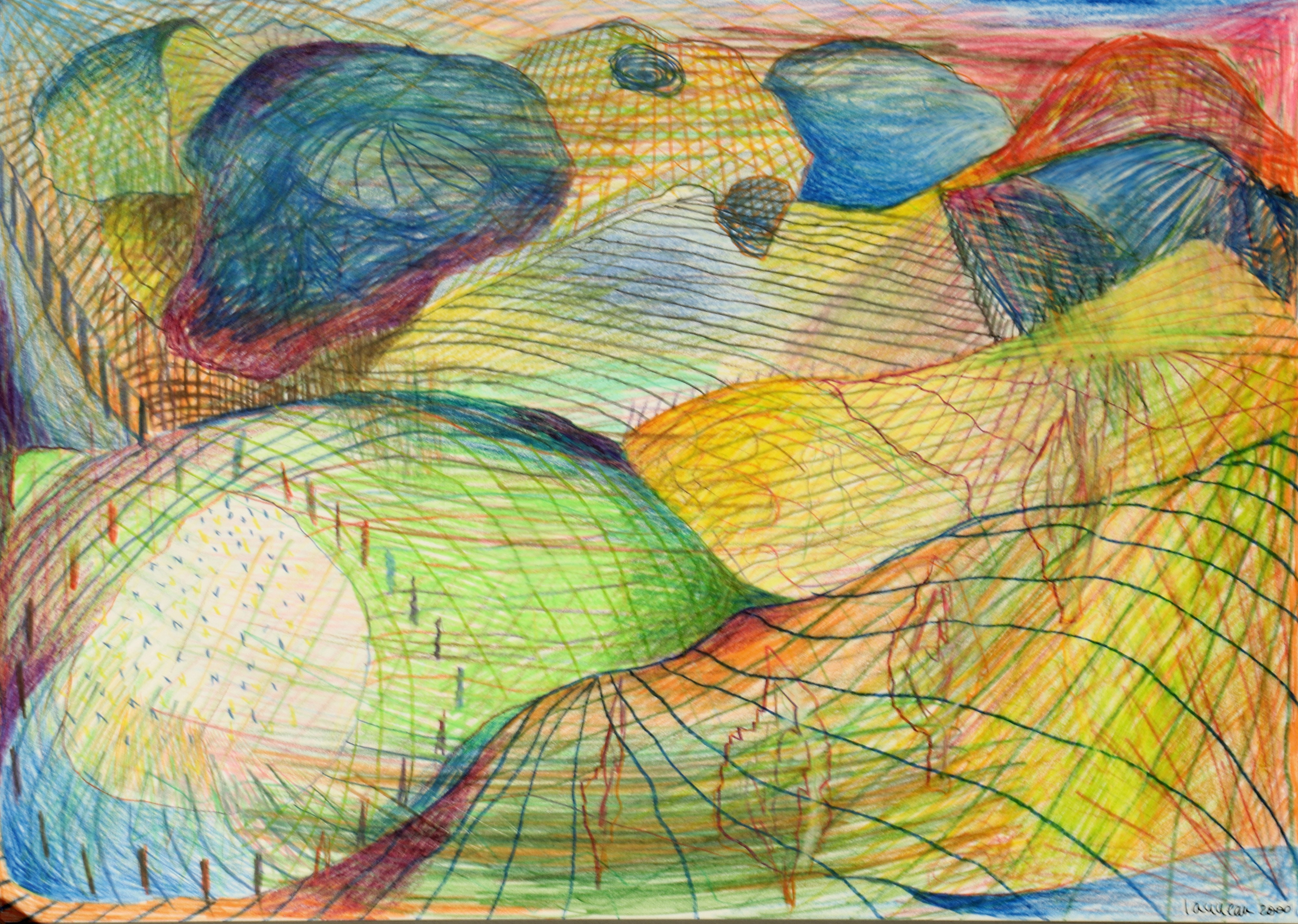 Patrick Lanneau, Paysage de montagnes Patrick Lanneau, Paysage de montagnes