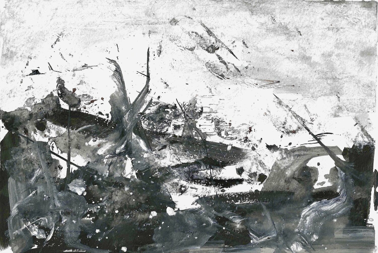 Nataliia Krykun, Black and white abstract Nataliia Krykun, Black and white abstract