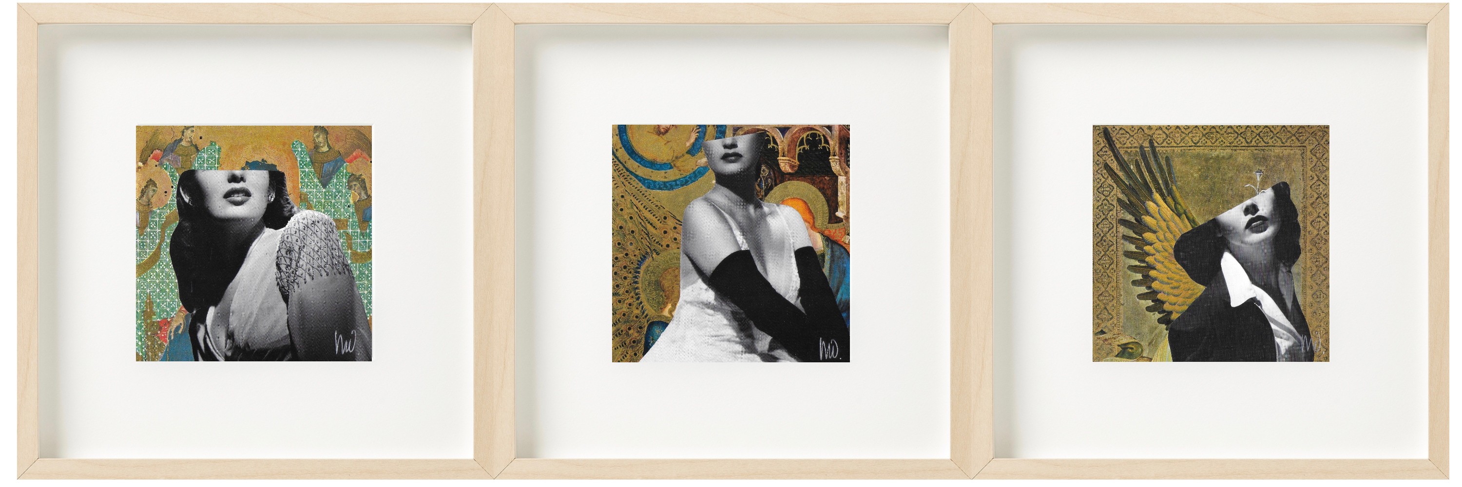 Marian Williams, Hollywood icons triptych 3 Marian Williams, Hollywood icons triptych 3