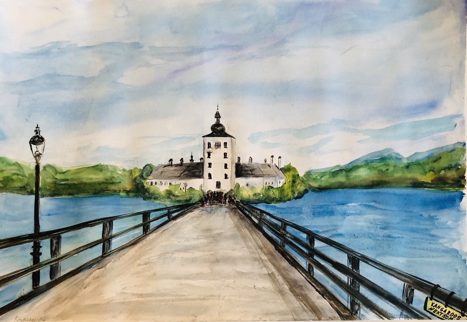 Nataliia Krykun, Schloss Ort Insel, Traunsee - Austria Nataliia Krykun, Schloss Ort Insel, Traunsee - Austria