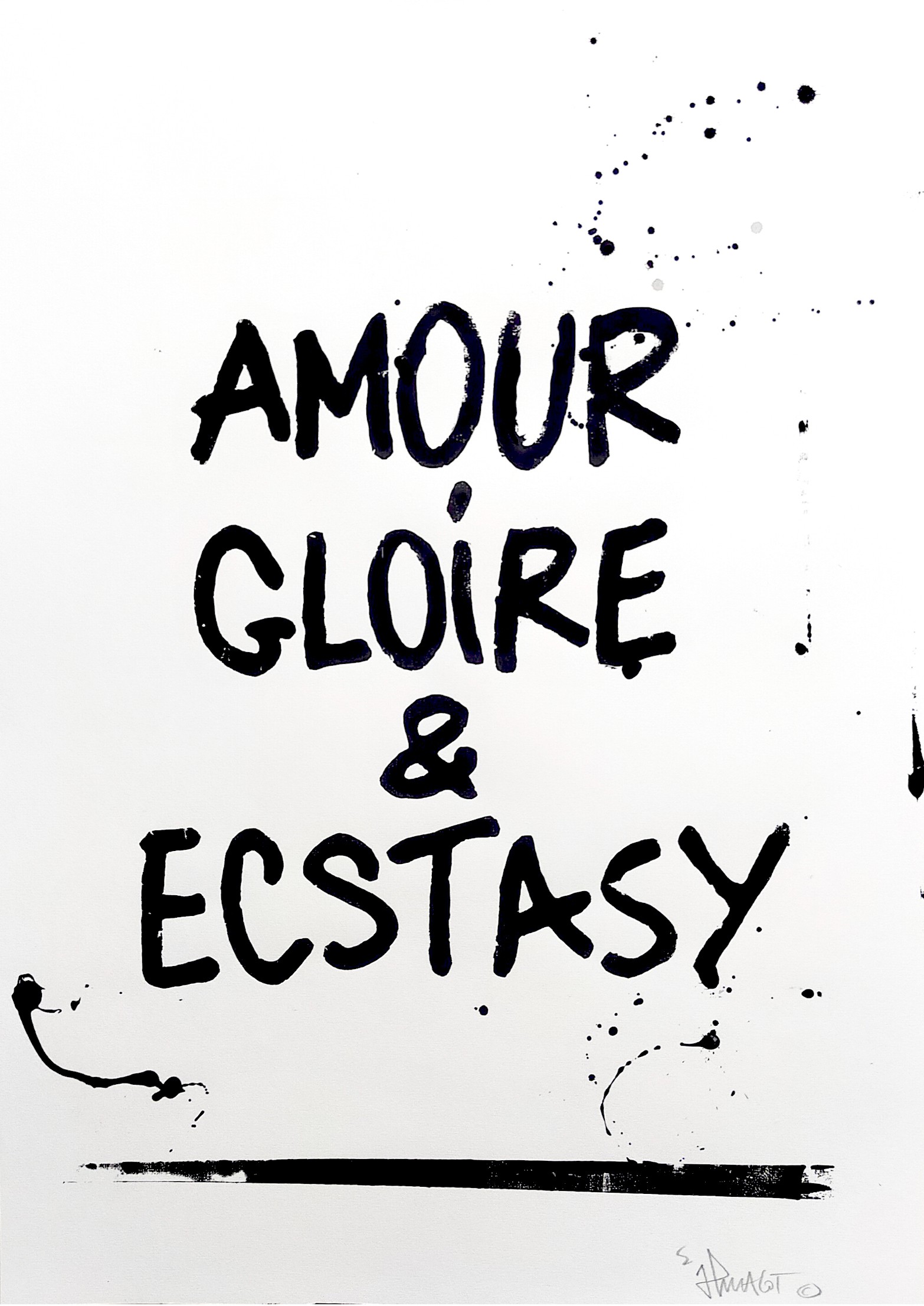 JP Malot, Amour, gloire & ecstasy. Signed edition. 1 JP Malot, Amour, gloire & ecstasy. Signed edition. 1