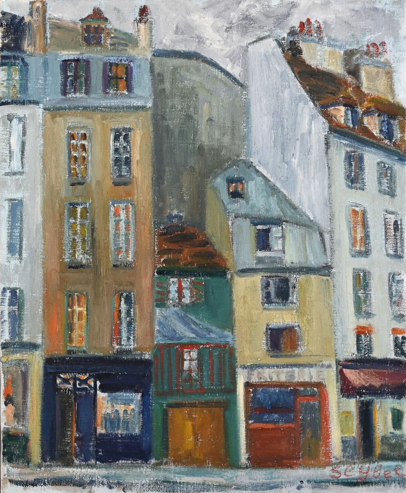 Lyne Seybel, Paris, rue du Petit Pont Lyne Seybel, Paris, rue du Petit Pont