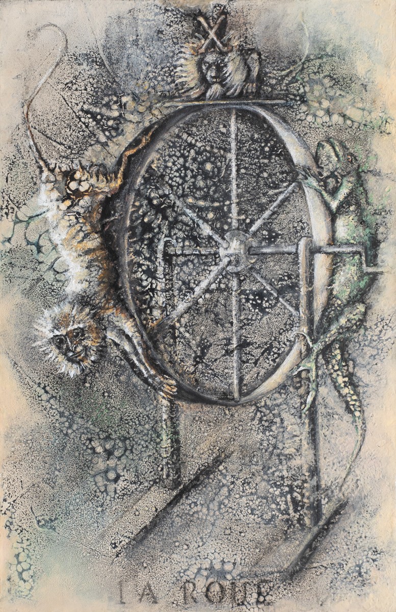 Espolisto, La roue - Symbole des cartes de tarot Espolisto, La roue - Symbole des cartes de tarot