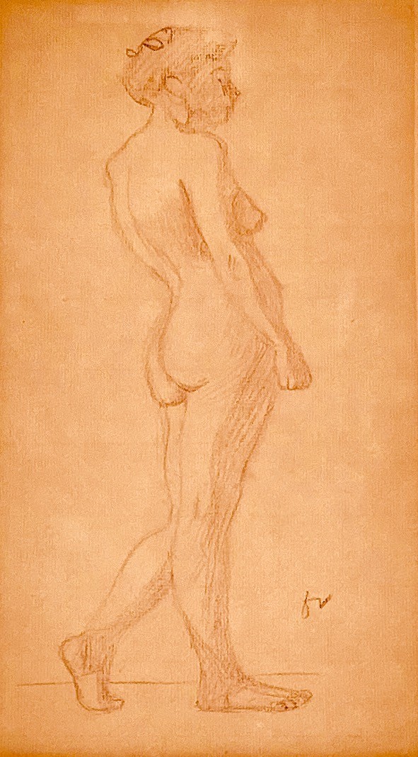 Félix Vallotton, Femme nue Nude Lady 1910 Félix Vallotton, Femme nue Nude Lady 1910