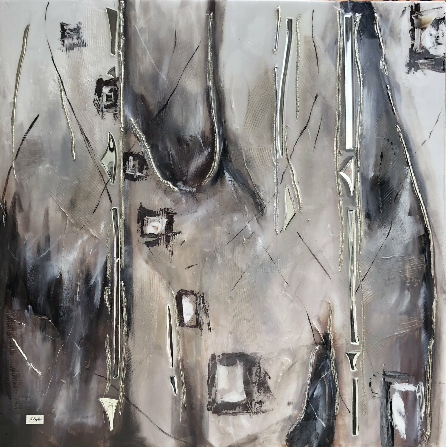 Nataliia Krykun, Chocolate black abstraction Nataliia Krykun, Chocolate black abstraction