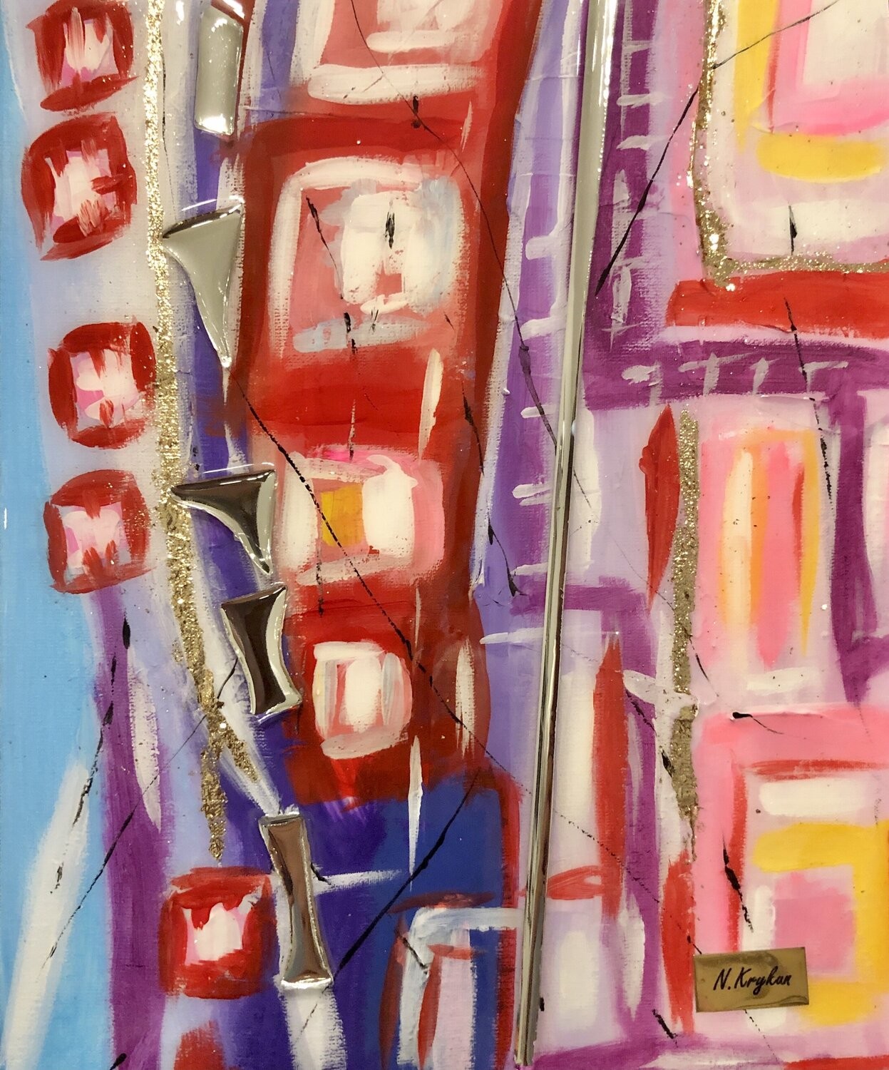 Nataliia Krykun, Colorful abstract abstraction 3d Nataliia Krykun, Colorful abstract abstraction 3d
